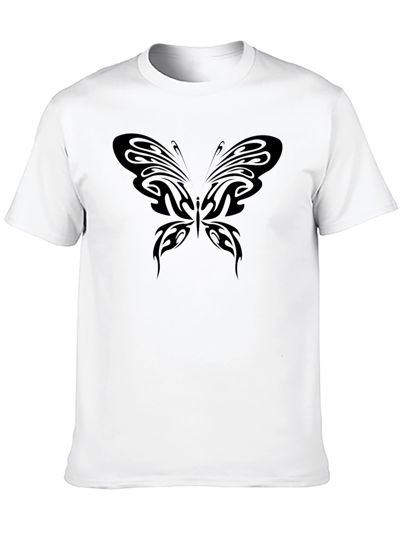 Black Butterfly Graphic T-Shirt