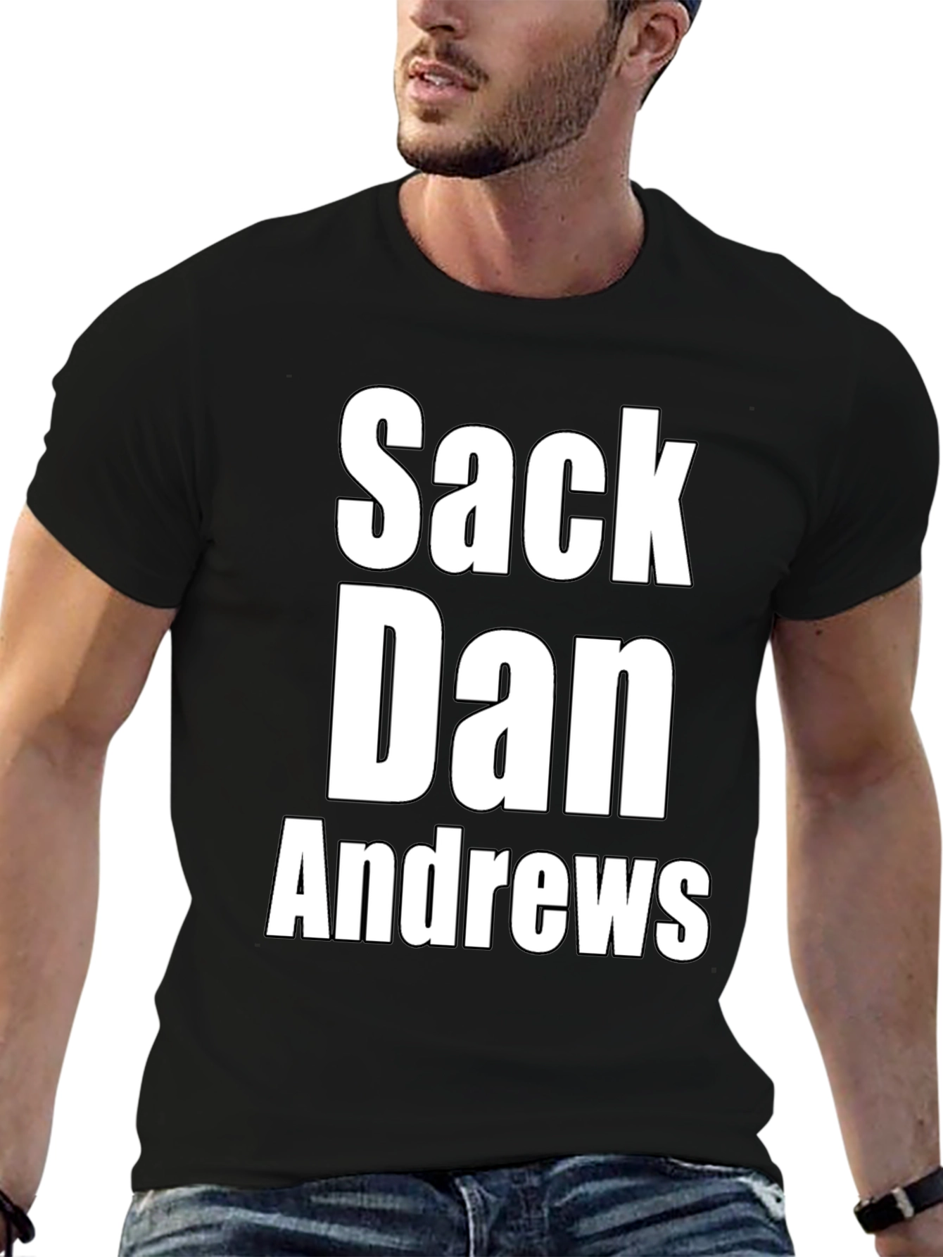 Sack Dan Andrews Statement T-Shirt