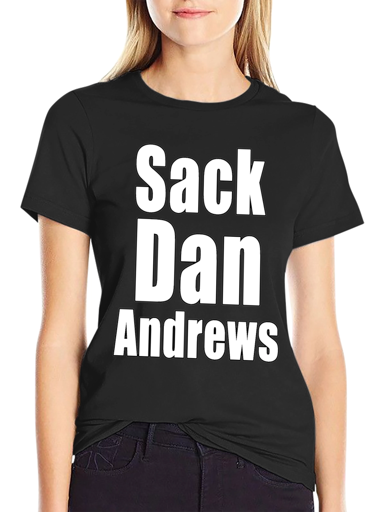Sack Dan Andrews Statement T-Shirt