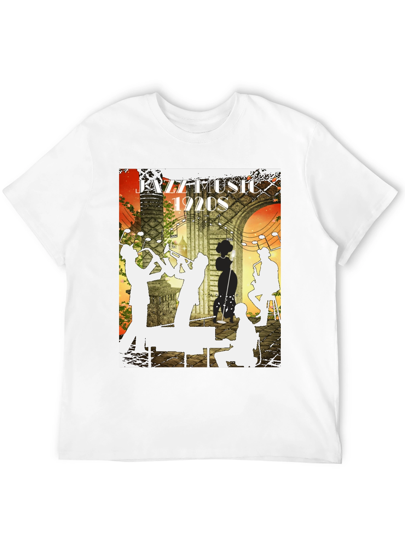 Jazz Music 1920s Graphic Tee