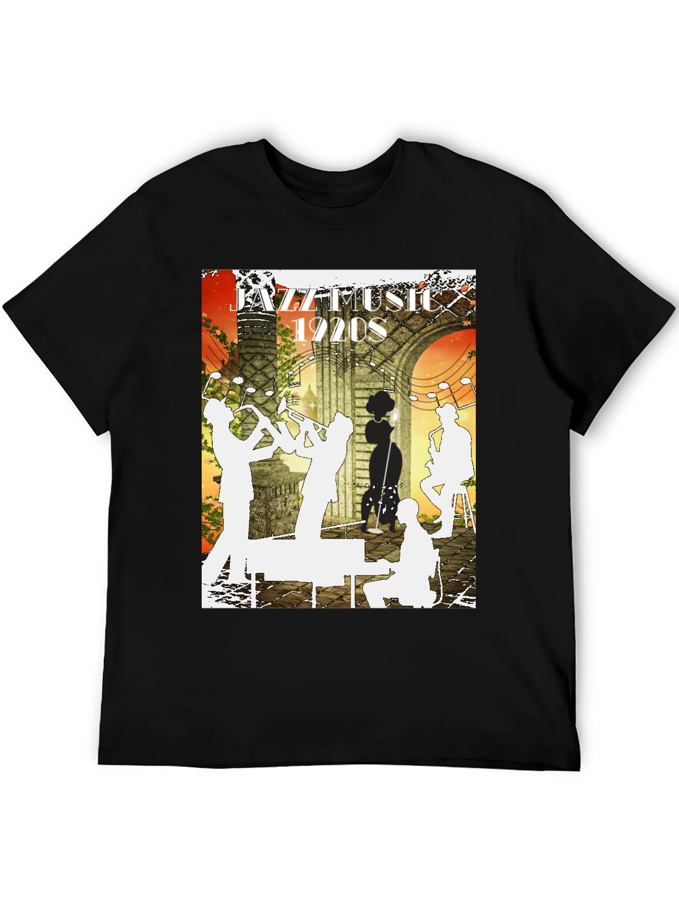Jazz Music 1920s Graphic Tee