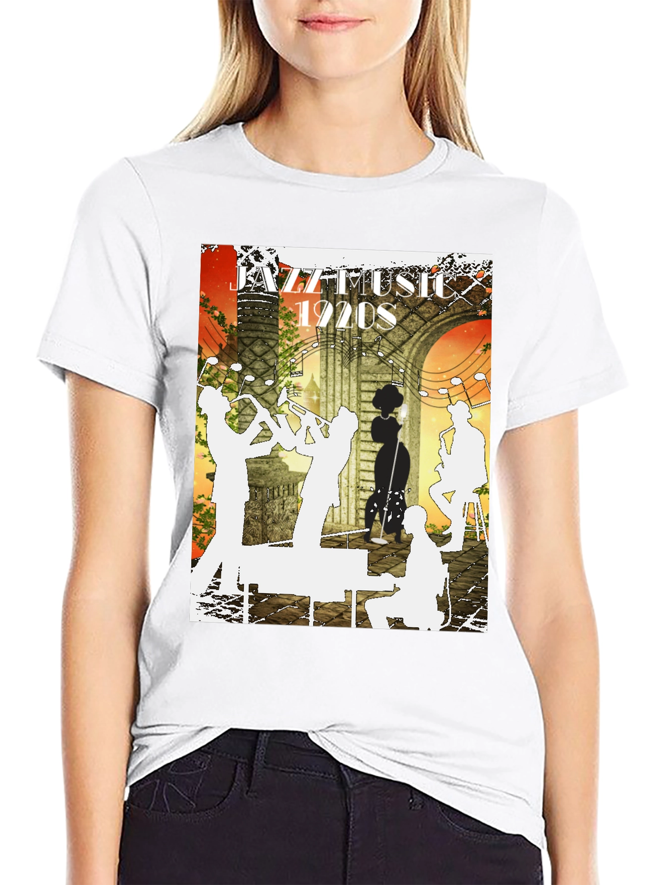 Jazz Music 1920s Graphic Tee