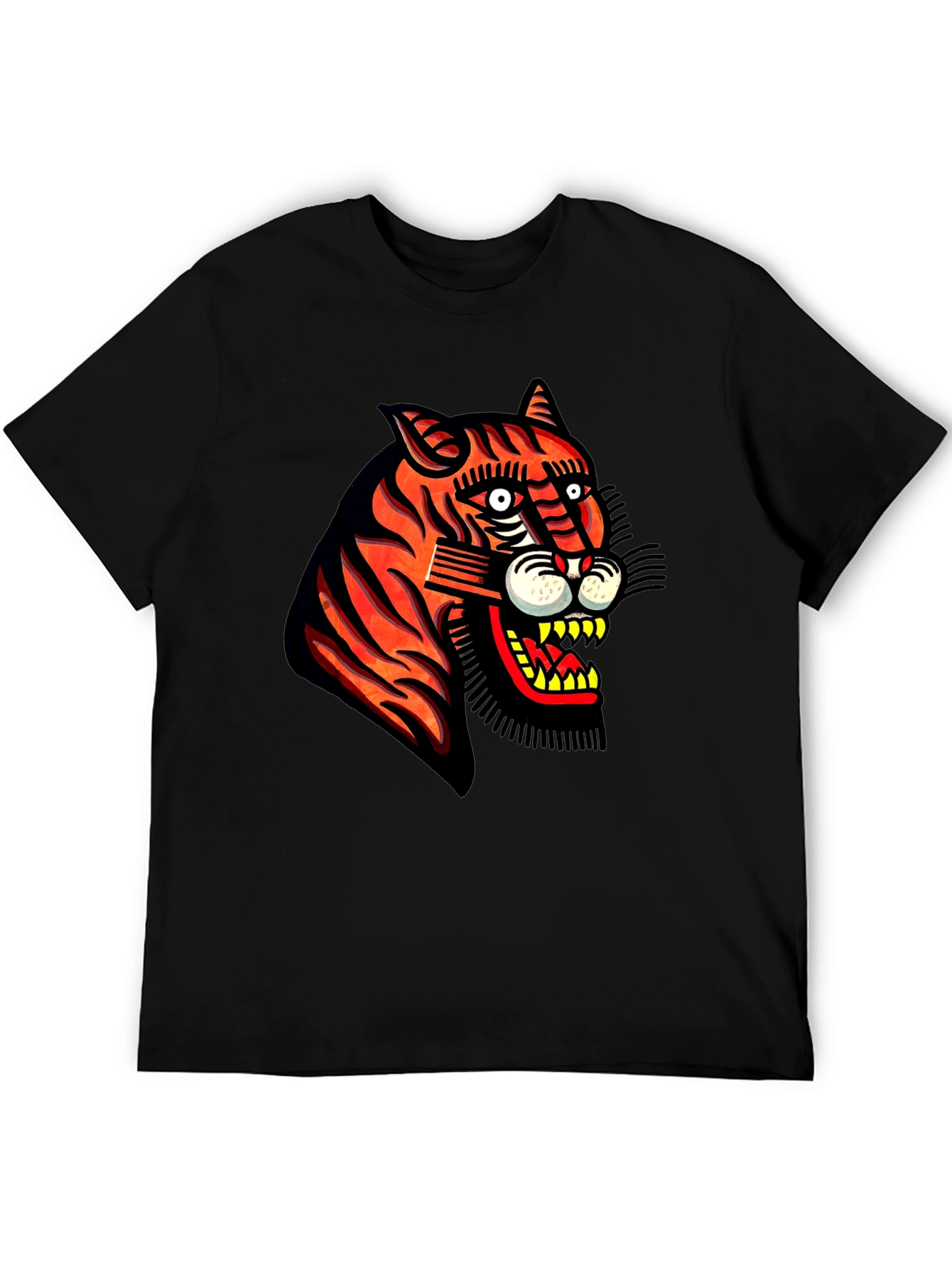 Bold Tiger Graphic Tee - Fierce Style