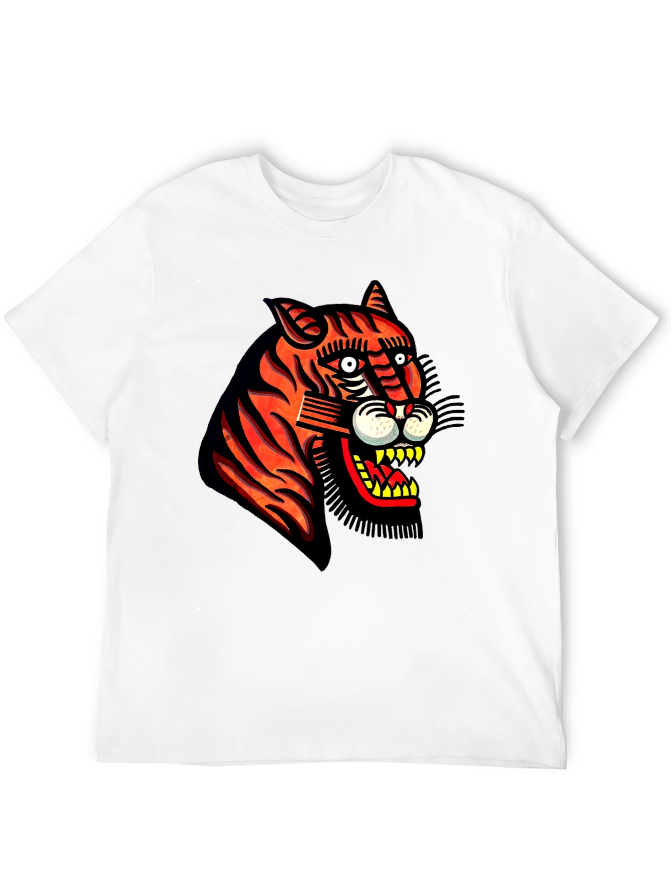 Bold Tiger Graphic Tee - Fierce Style