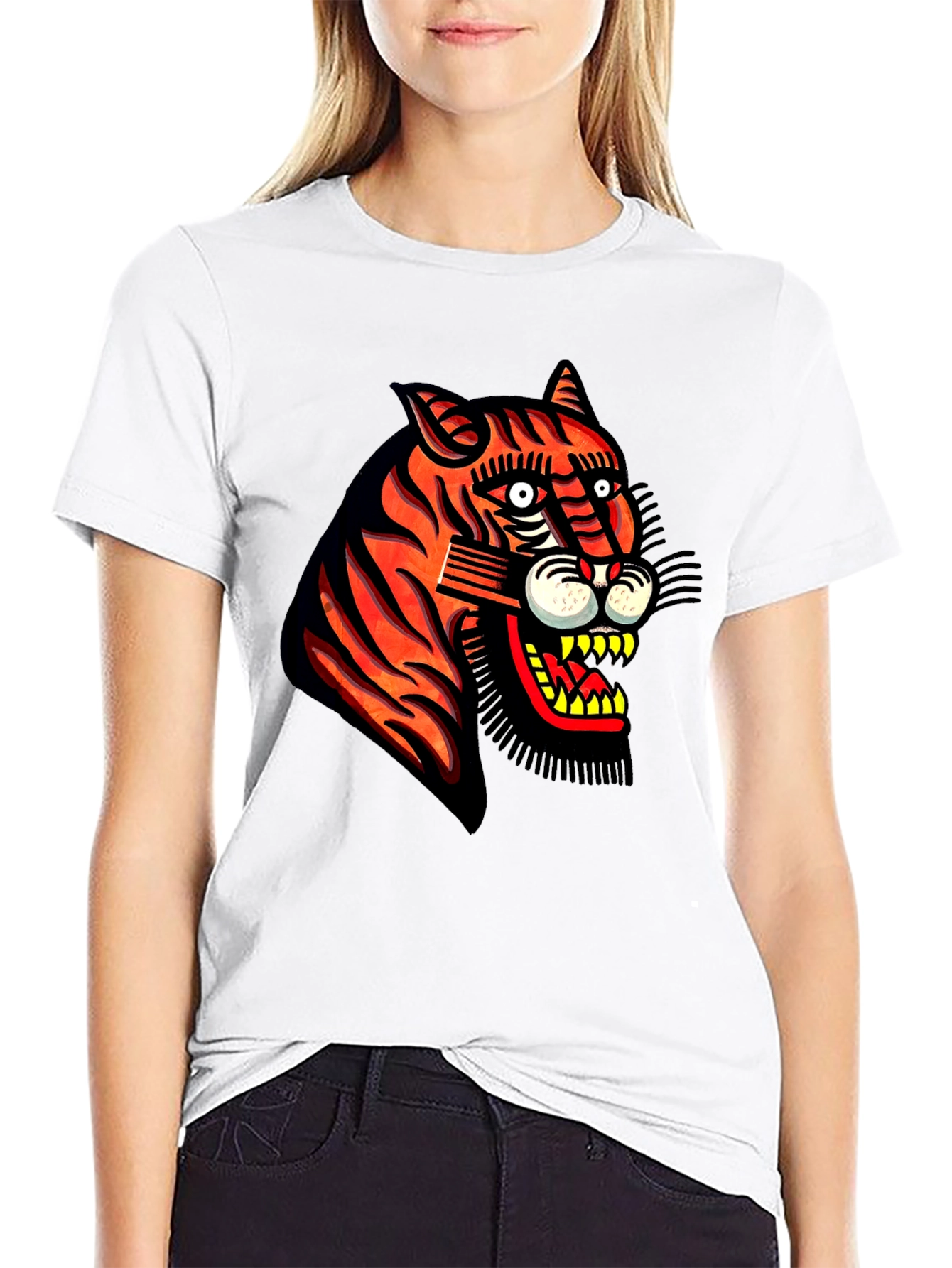 Bold Tiger Graphic Tee - Fierce Style
