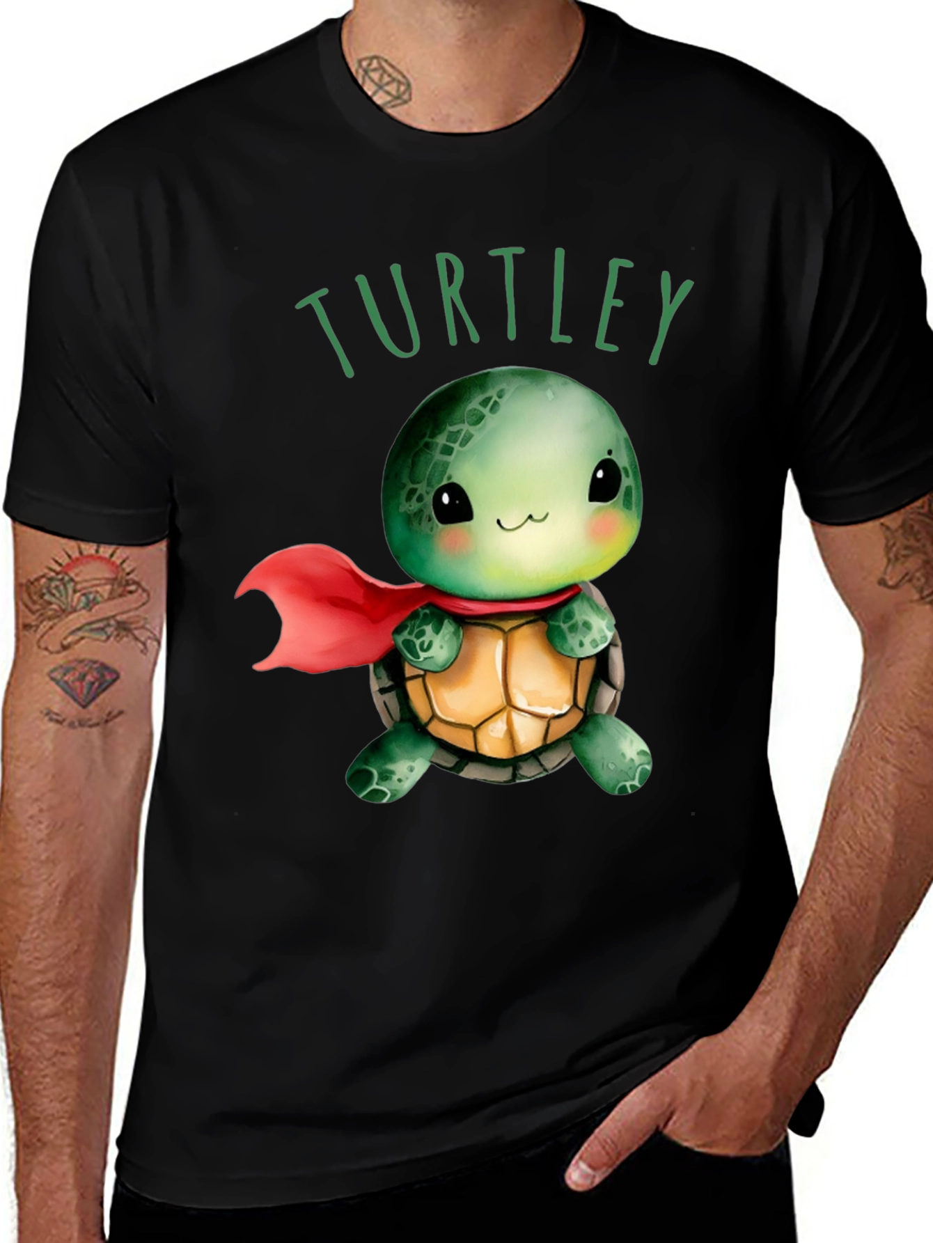 Turtley T-Shirt - Cute Turtle Superhero Tee