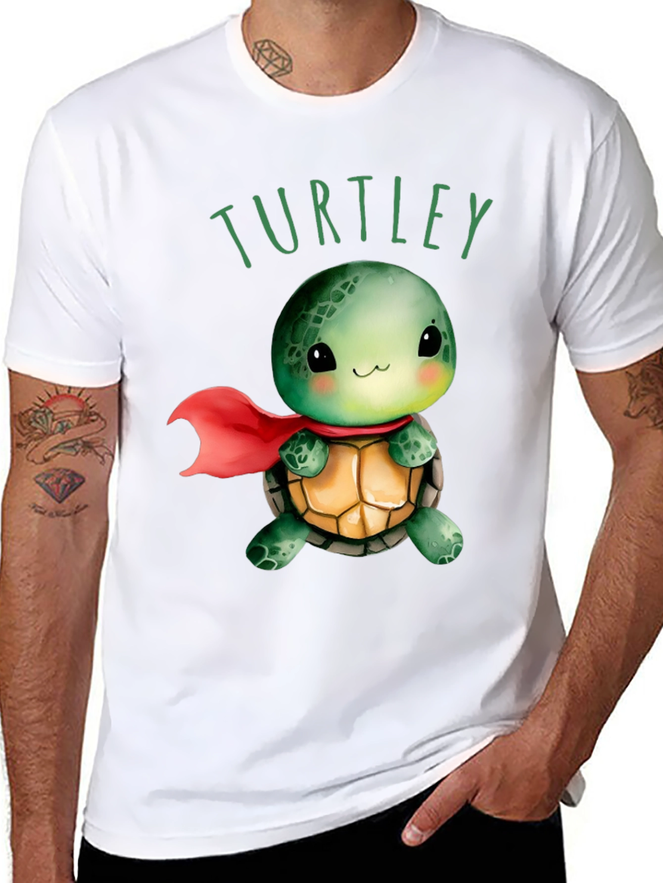 Turtley T-Shirt - Cute Turtle Superhero Tee