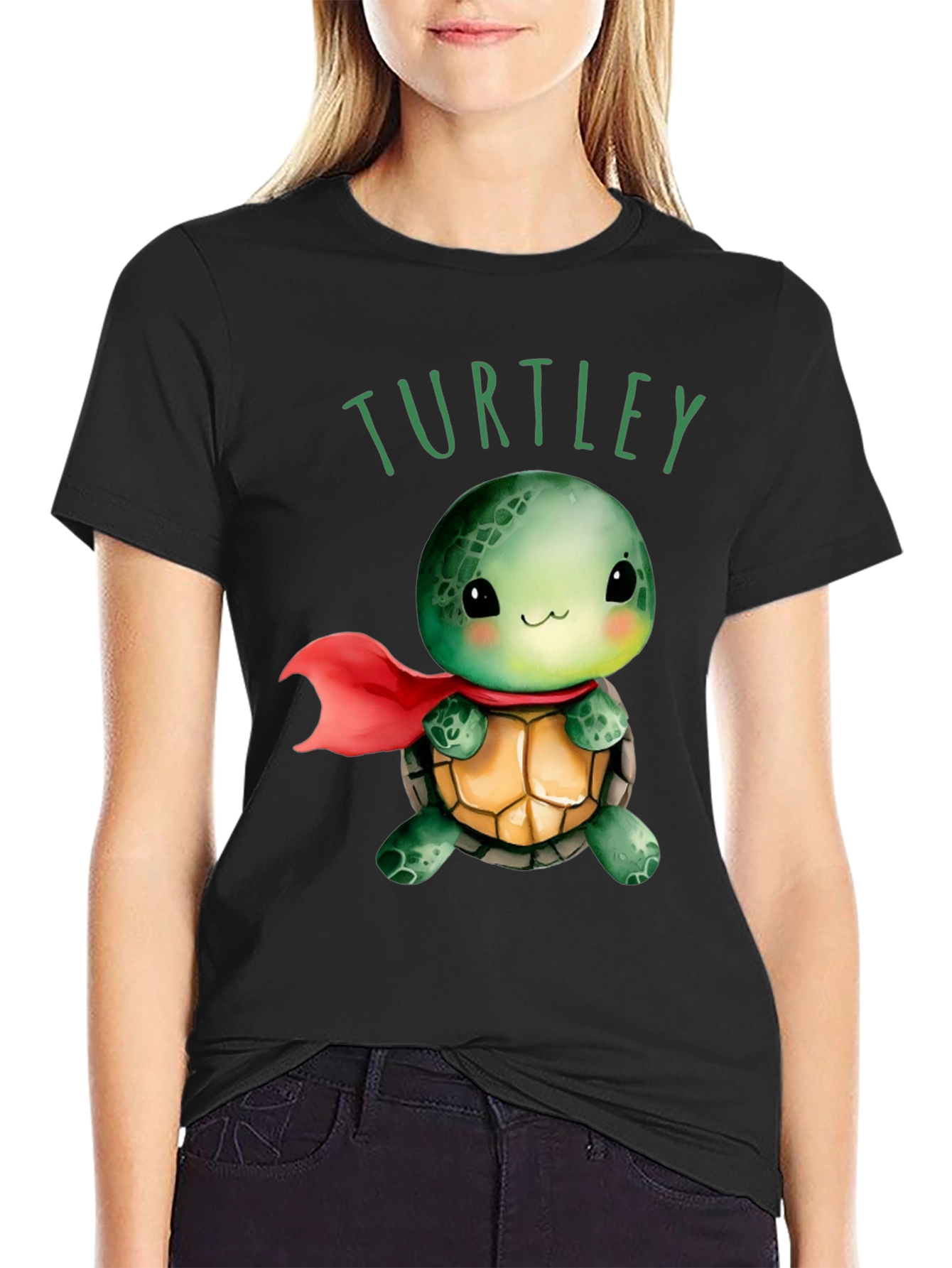 Turtley T-Shirt - Cute Turtle Superhero Tee