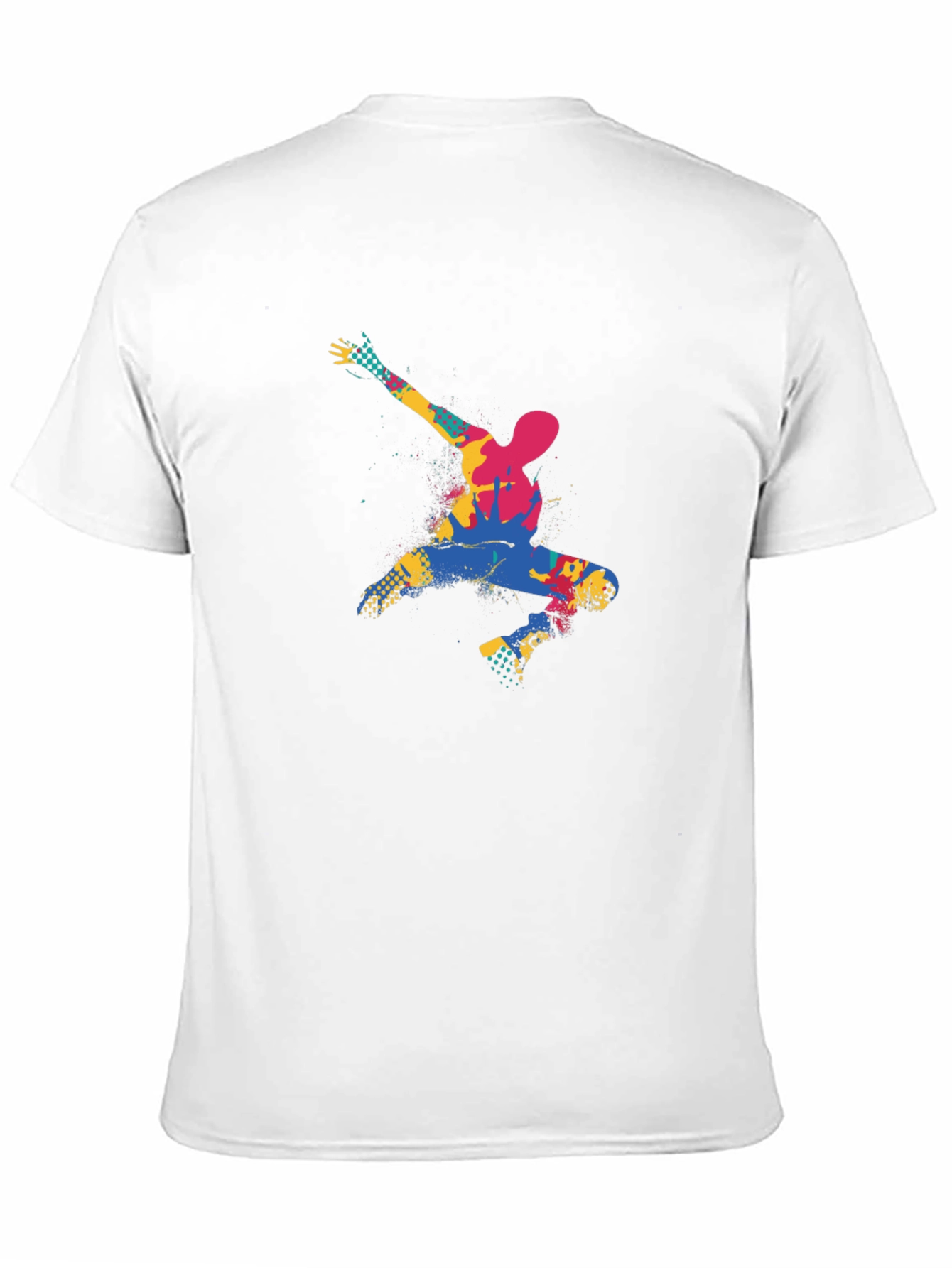 Abstract Dancer Graphic Black T-Shirt