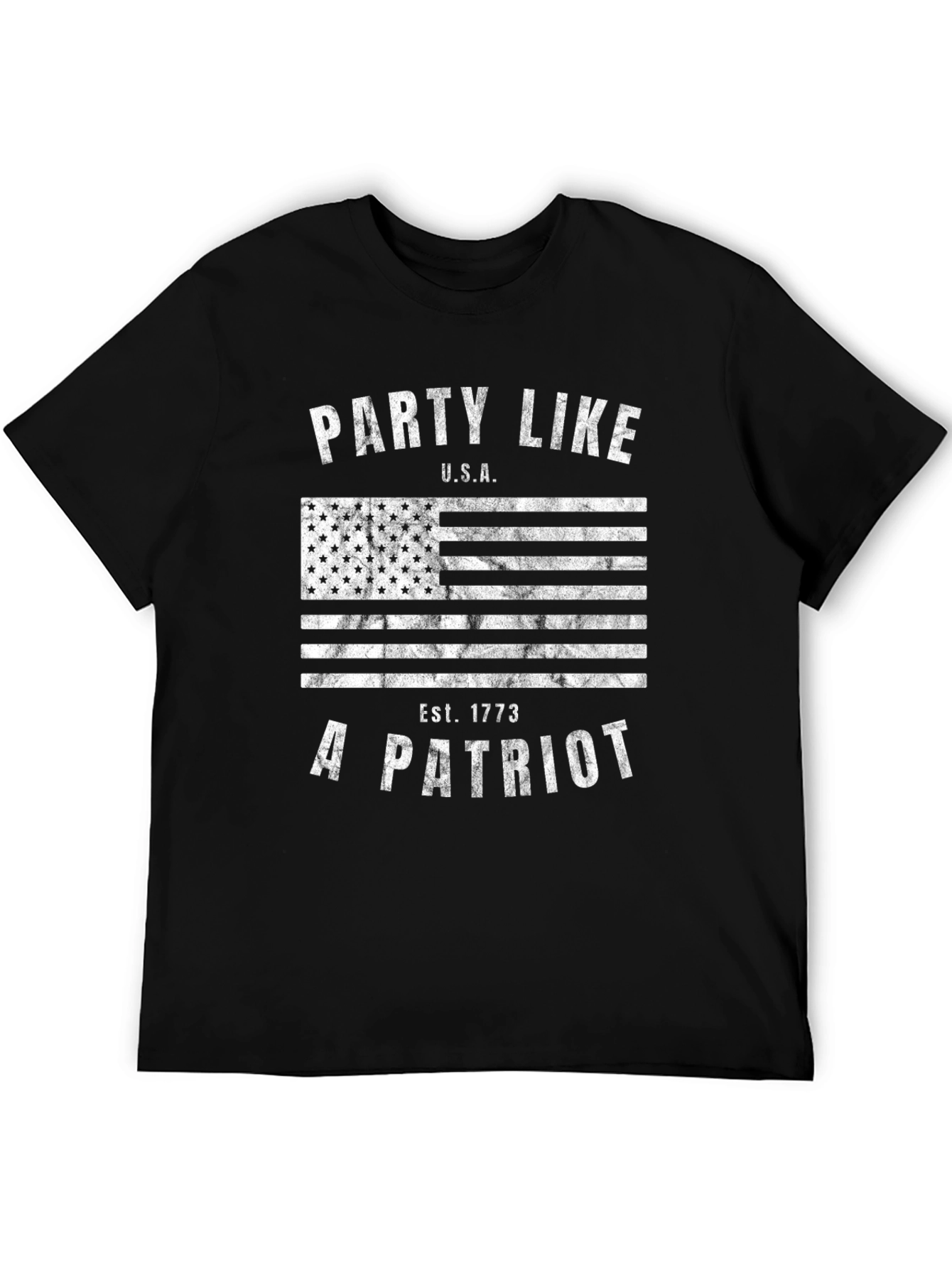 Patriotic USA Flag Graphic T-Shirt