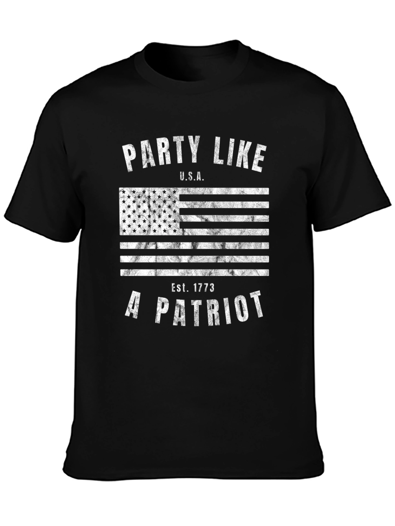 Patriotic USA Flag Graphic T-Shirt