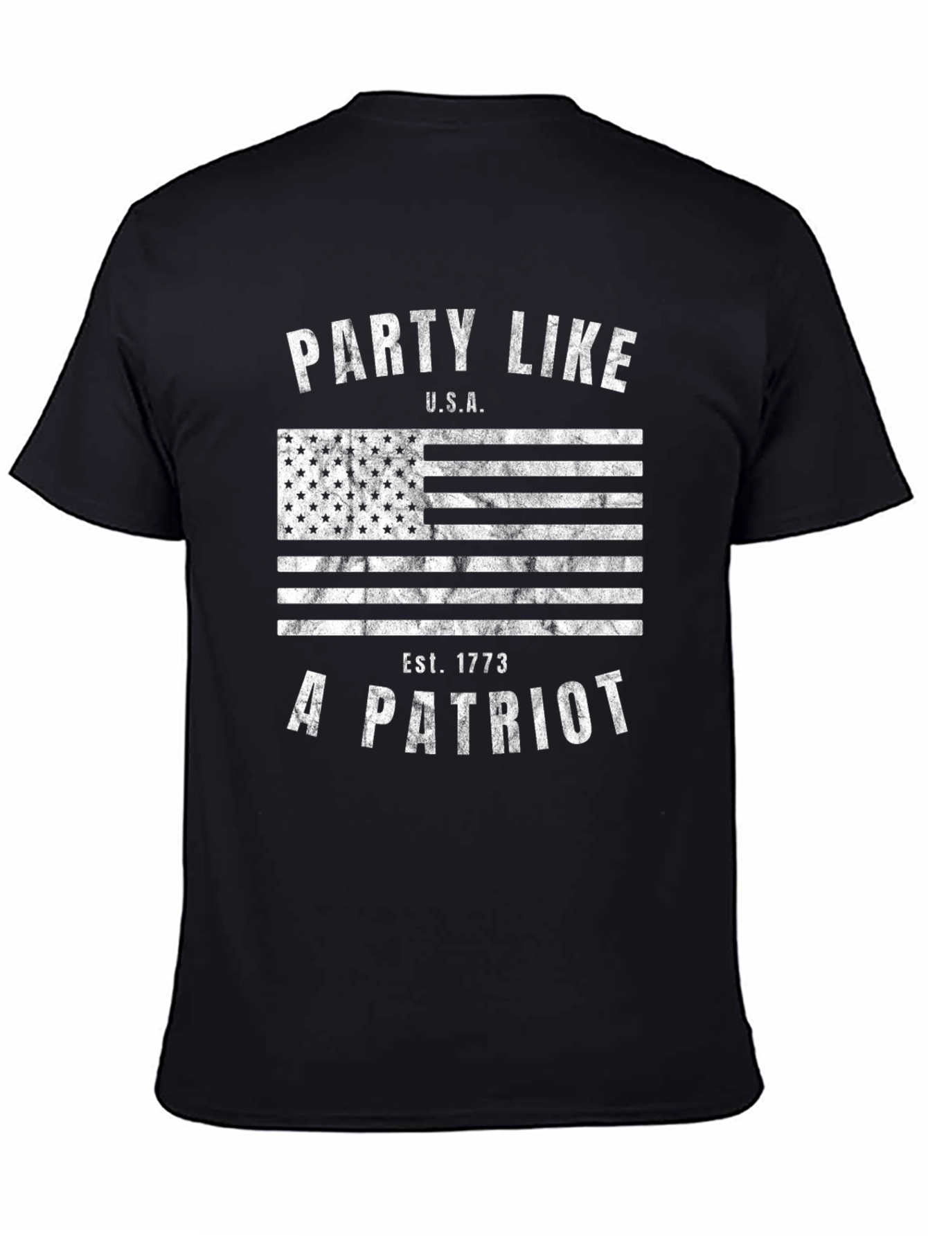 Patriotic USA Flag Graphic T-Shirt