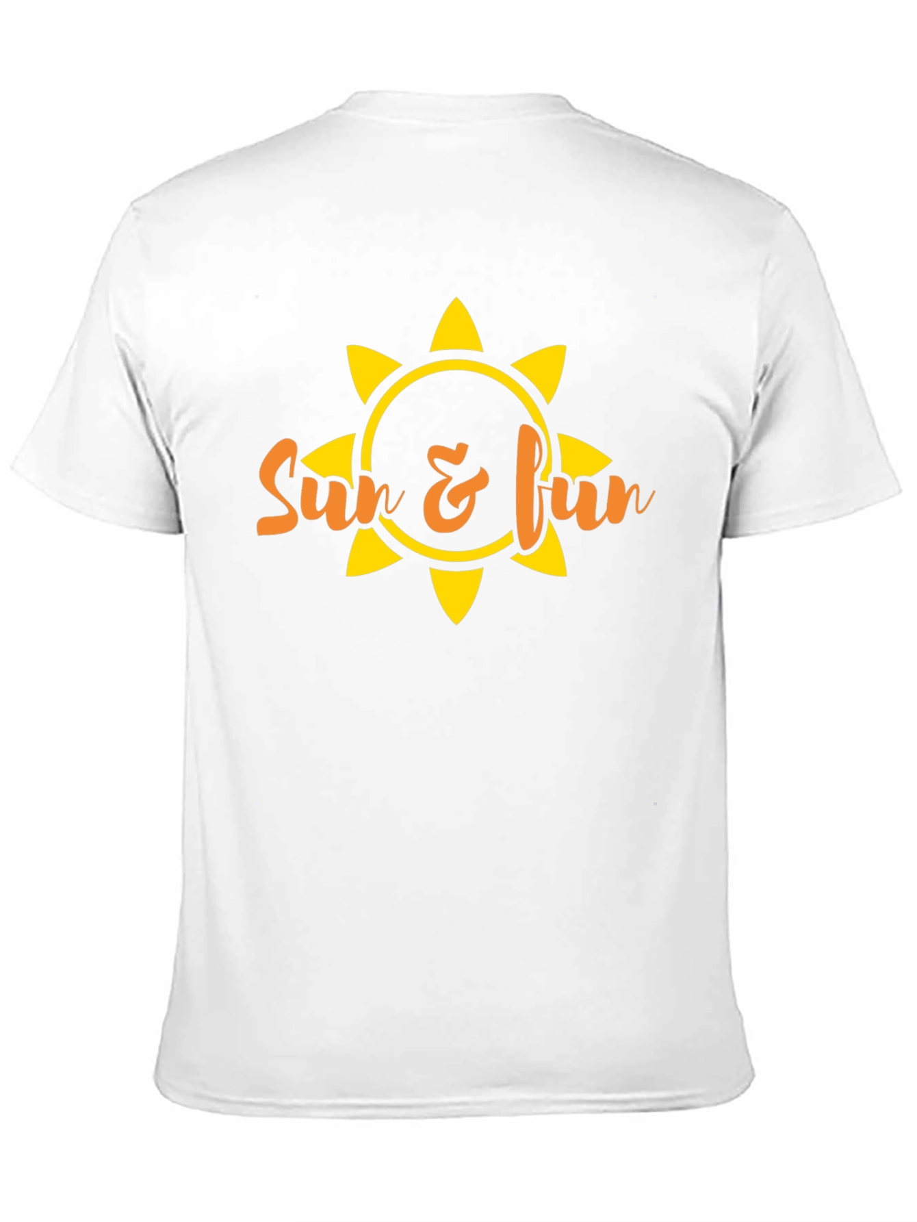 Sun & Fun Graphic Tee - Black Summer T-Shirt