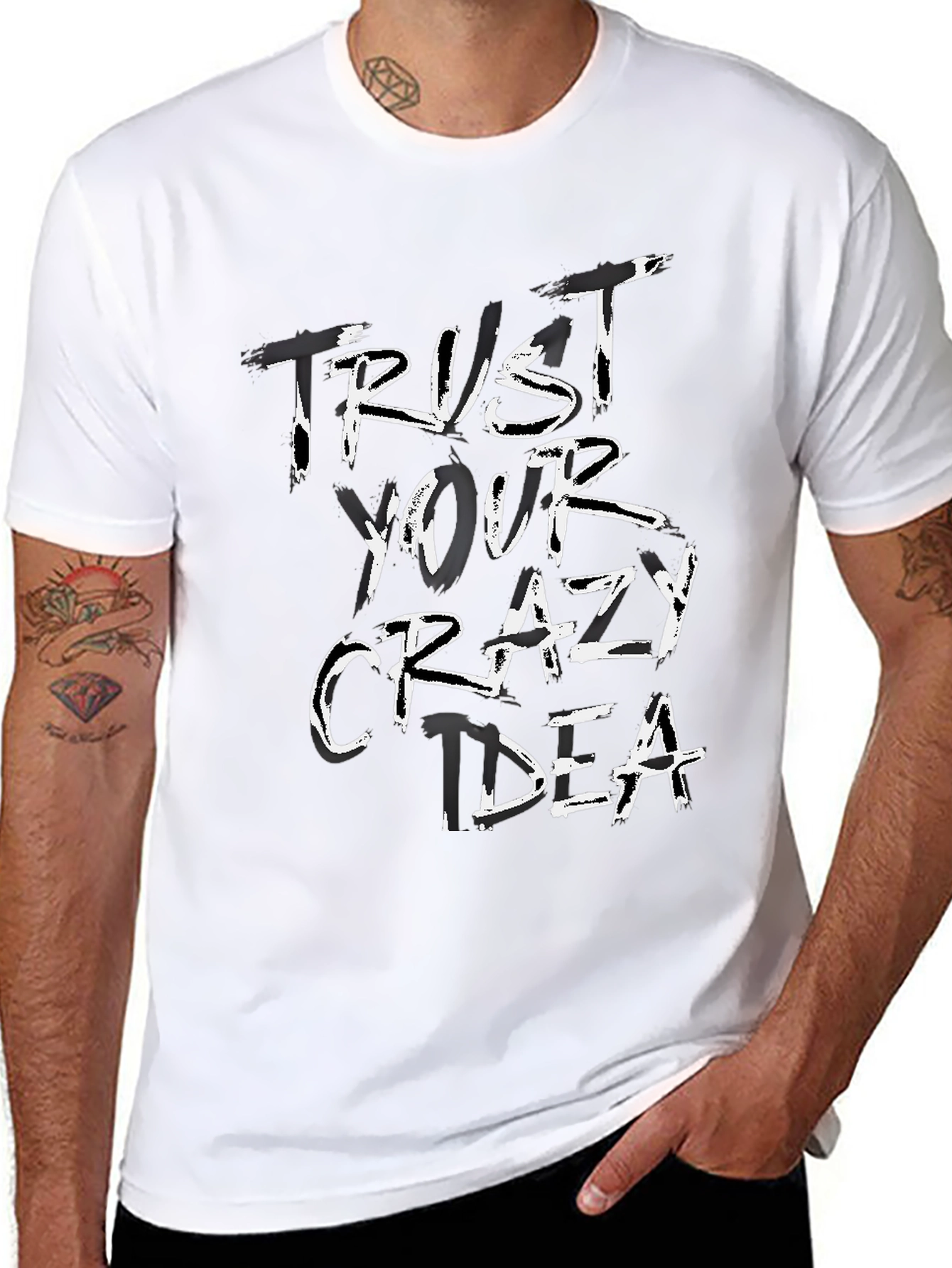 Trust Your Crazy Idea Graphic Tee - Unisex