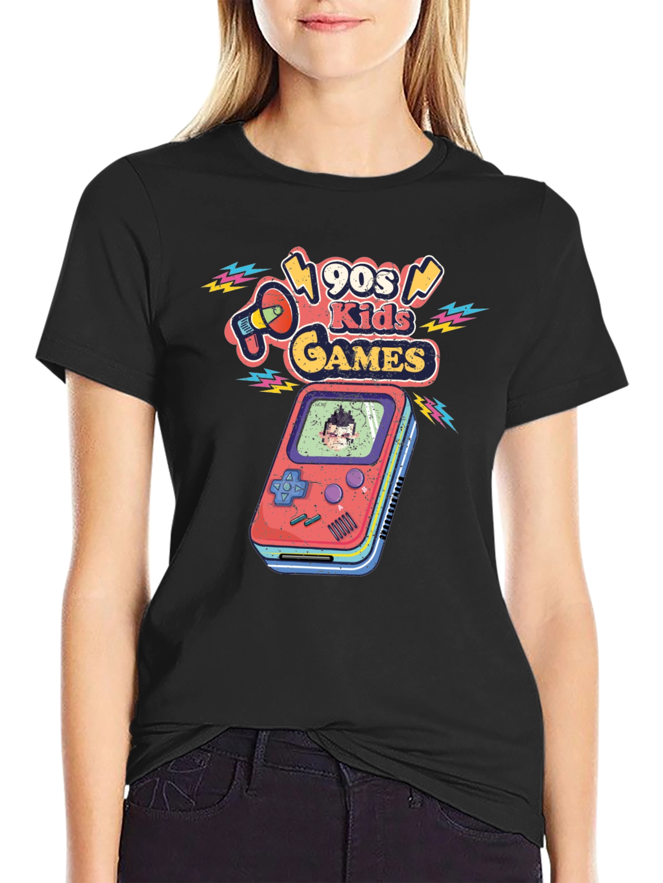 Retro 90s Kids Games Graphic Tee