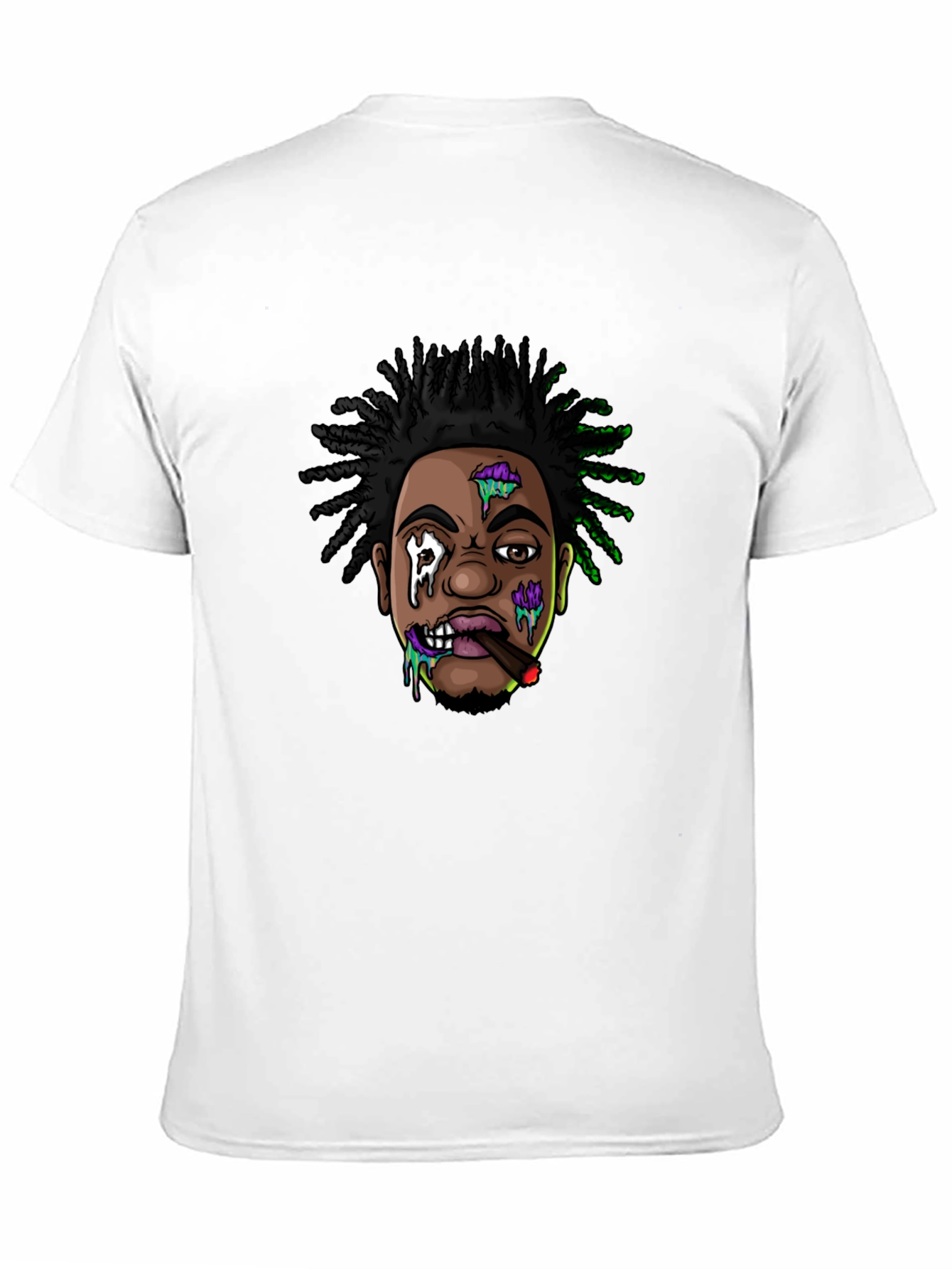 Cartoon Character Graphic Print Black T-Shirt