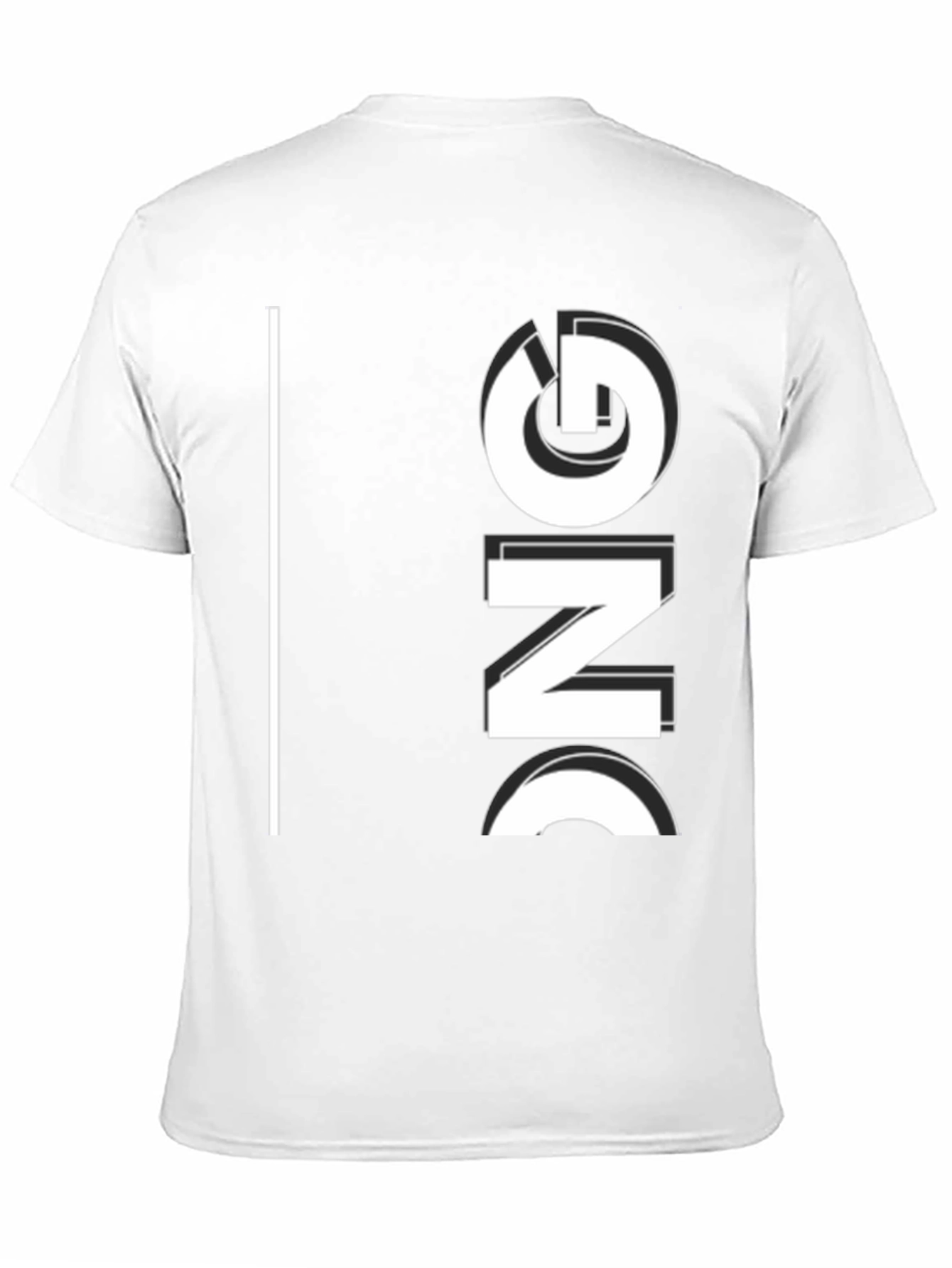 Black T-Shirt with Graphic Print