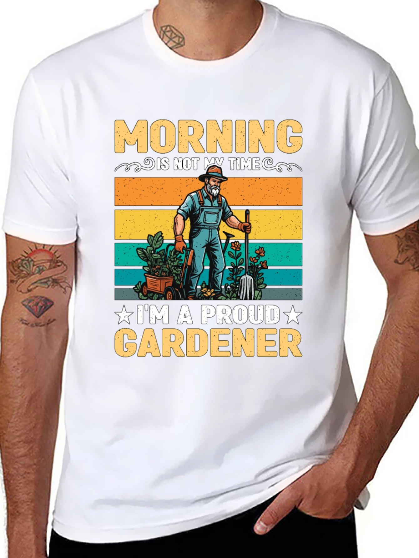 Proud Gardener T-Shirt: Morning is Not My Time