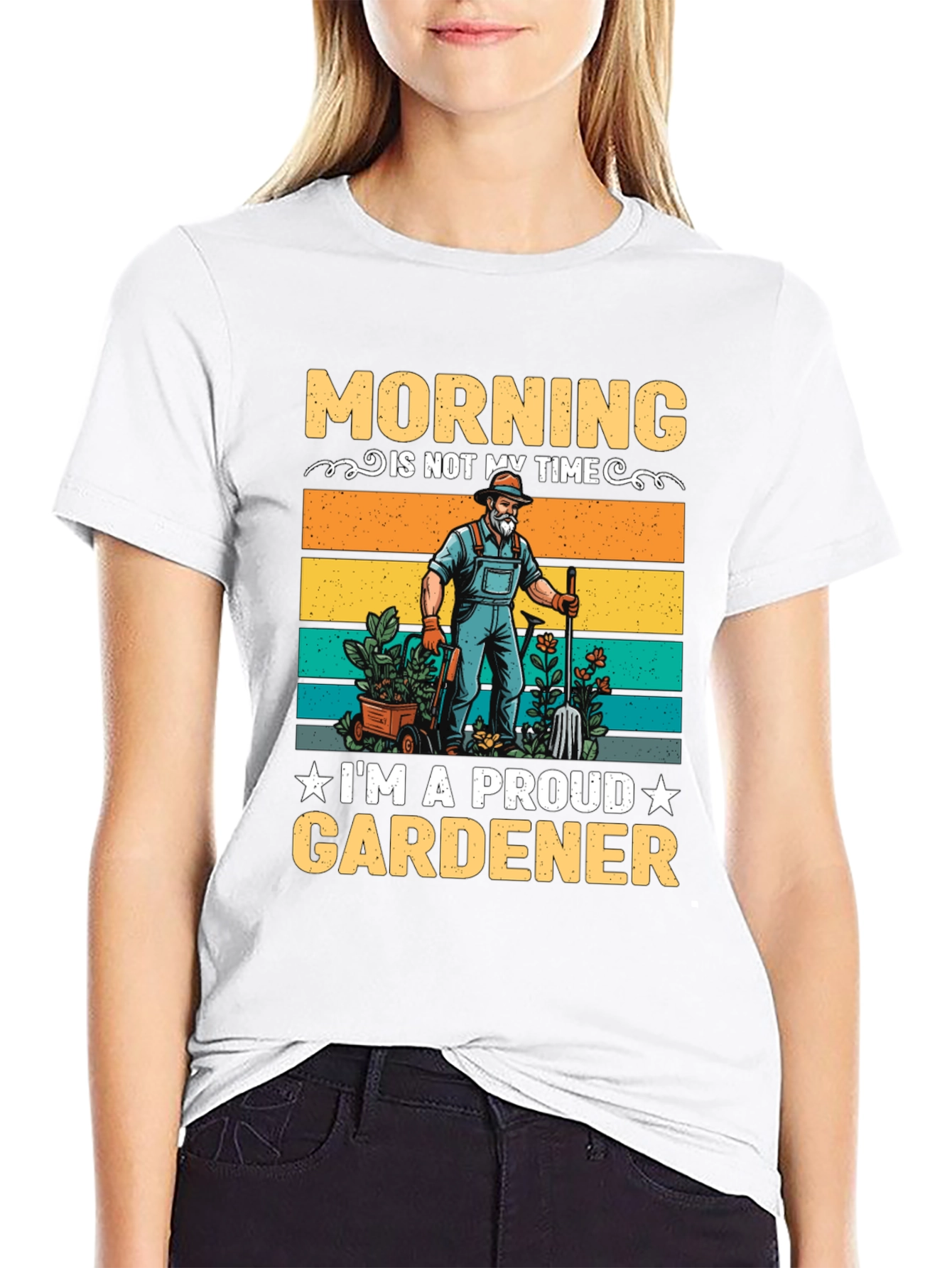 Proud Gardener T-Shirt: Morning is Not My Time