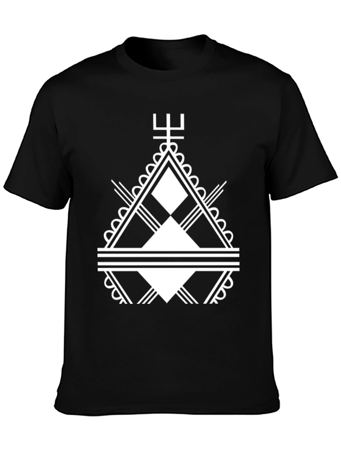 Geometric Graphic Tee - Modern Statement Shirt