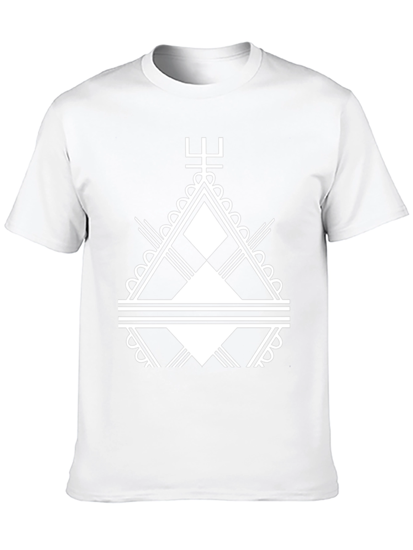 Geometric Graphic Tee - Modern Statement Shirt