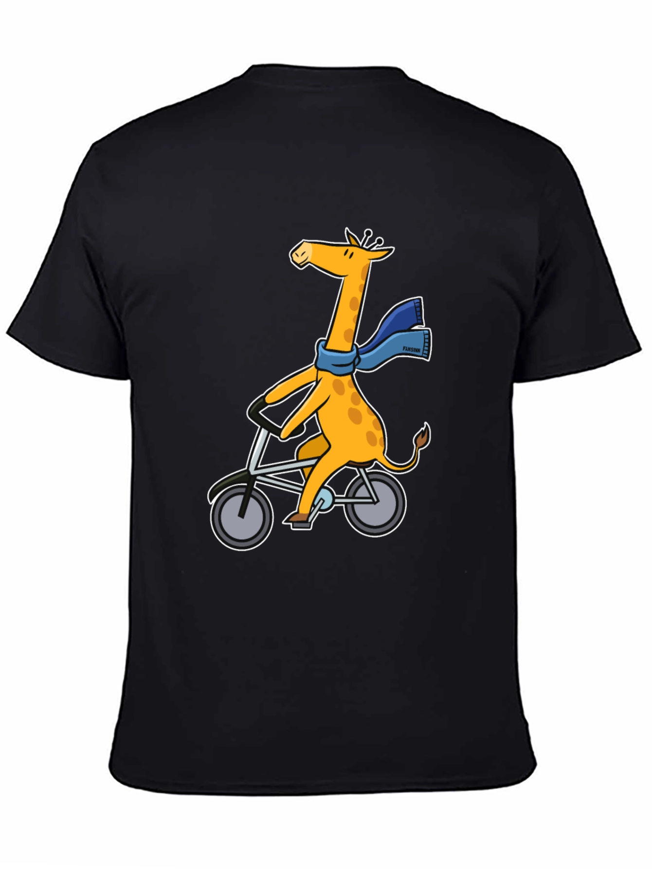 Giraffe on Bike Graphic Tee - Unisex
