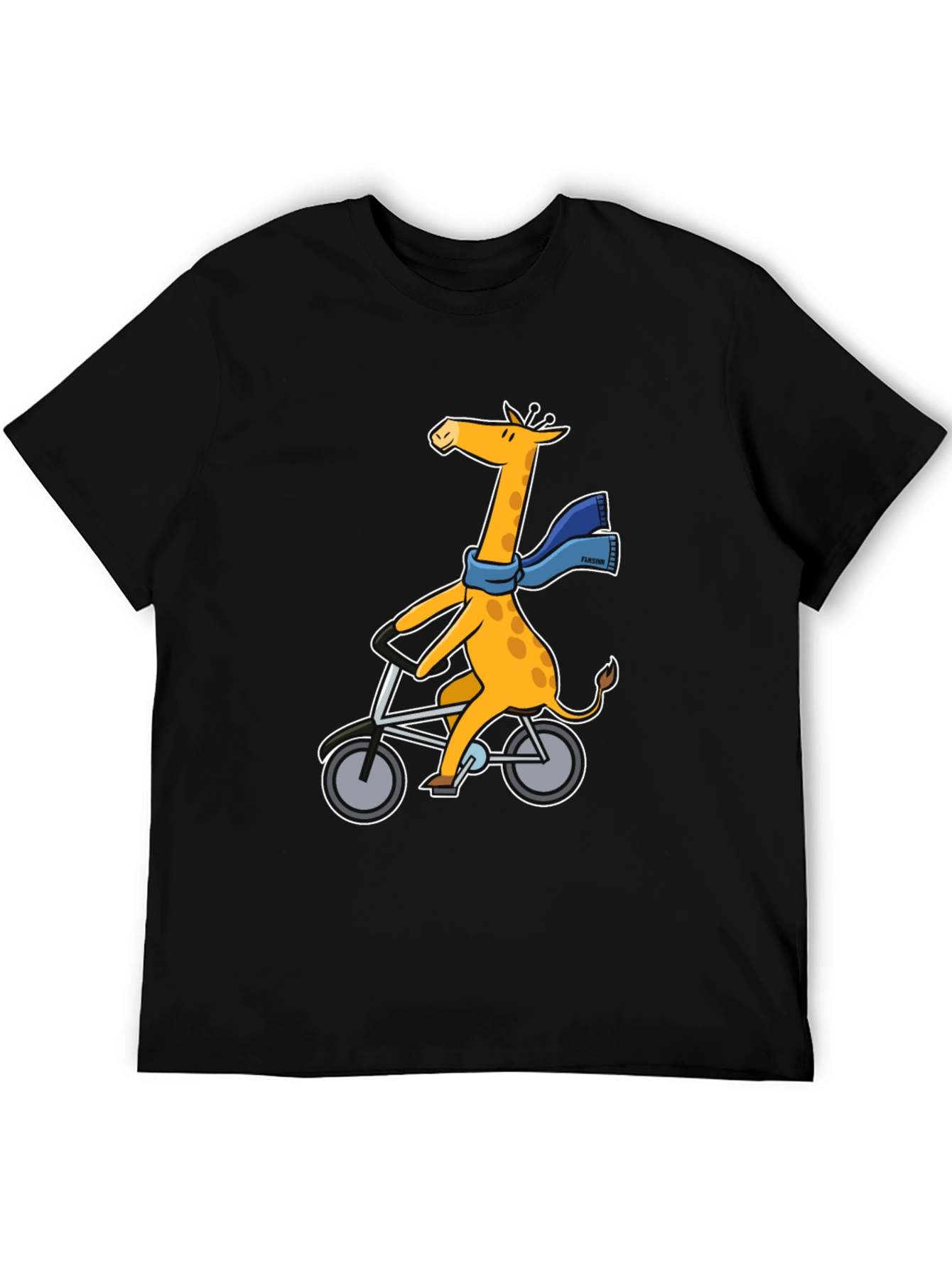 Giraffe on Bike Graphic Tee - Unisex