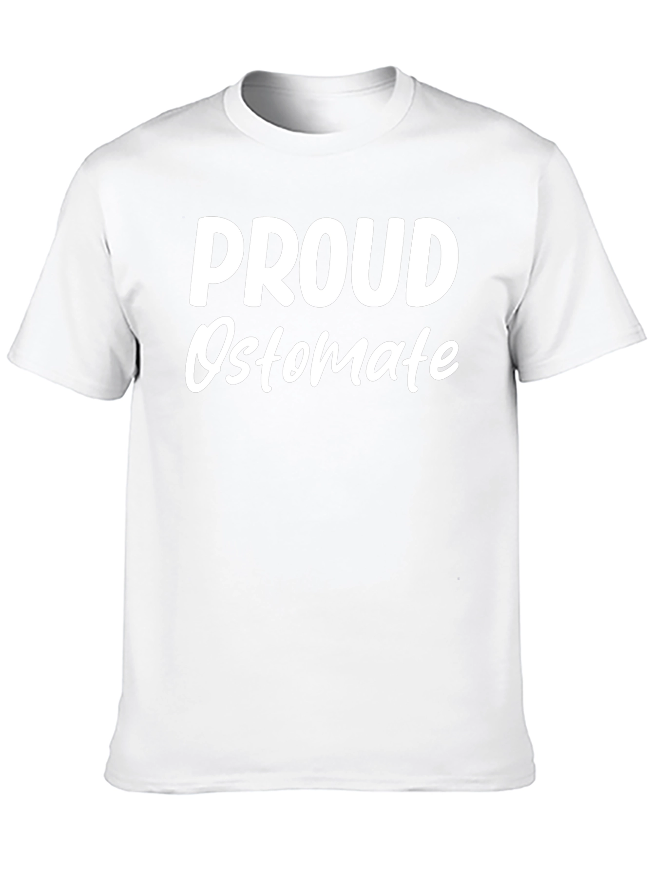 Proud Ostomate Graphic T-Shirt - Black Cotton Tee