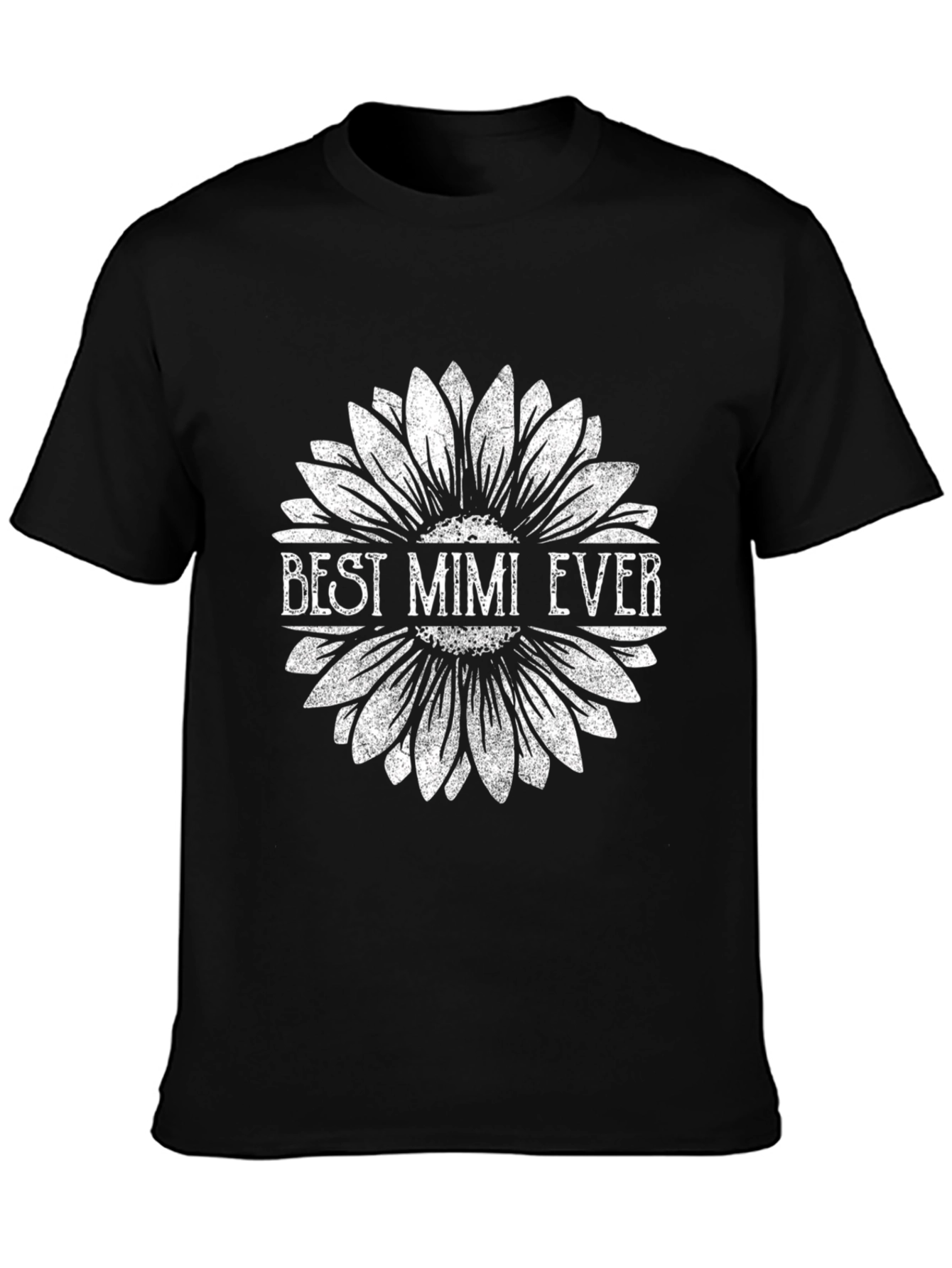 Best Mimi Ever Sunflower Graphic T-Shirt