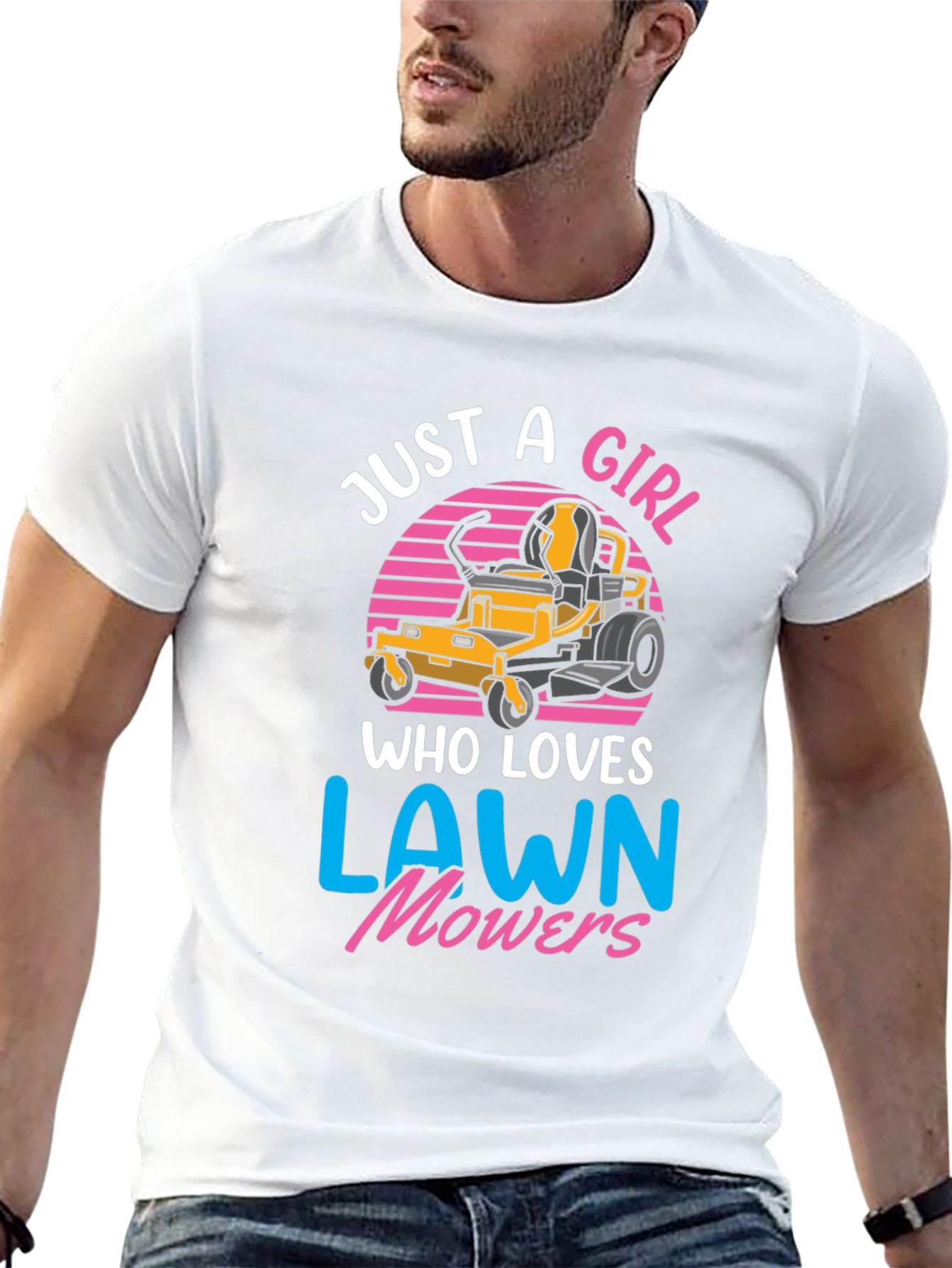 Just A Girl Who Loves Lawn Mowers T-Shirt