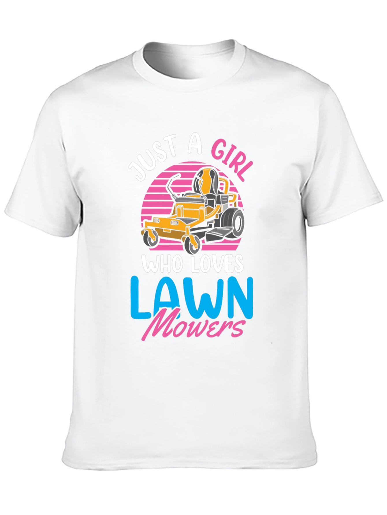 Just A Girl Who Loves Lawn Mowers T-Shirt