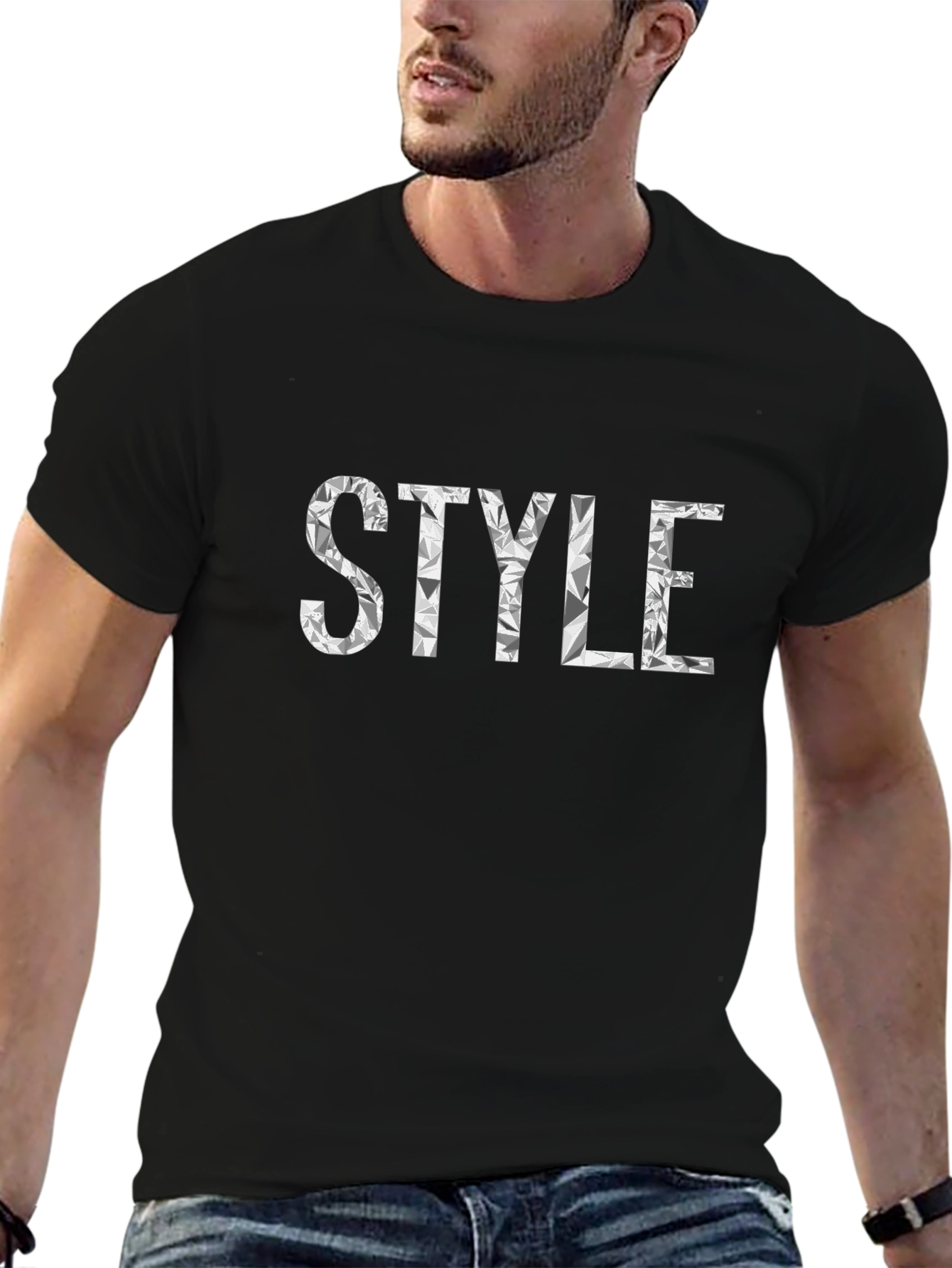 Stylish Black T-Shirt with STYLE Graphic