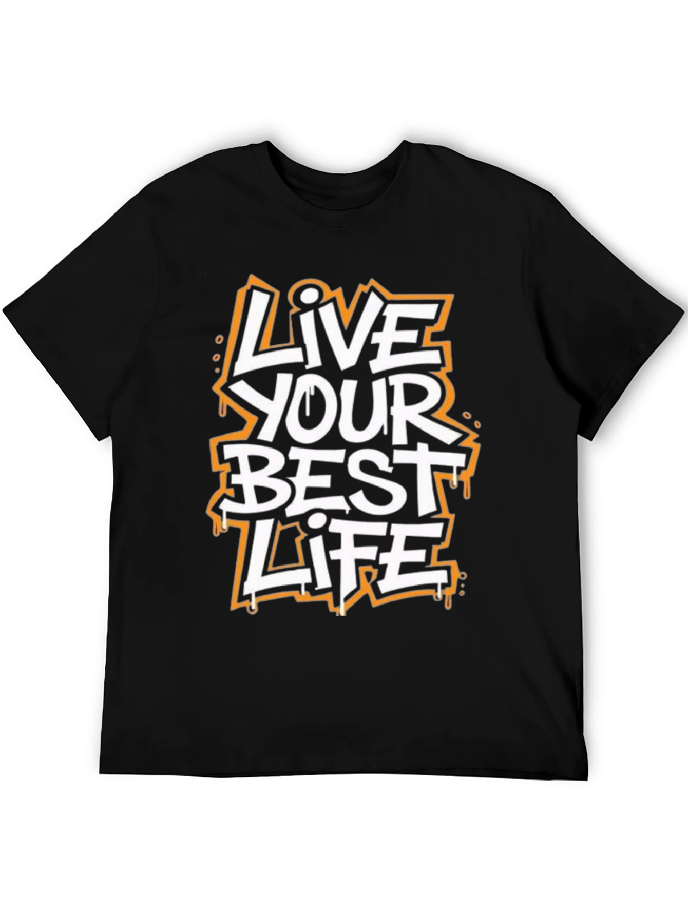 Live Your Best Life Graphic Tee - Black