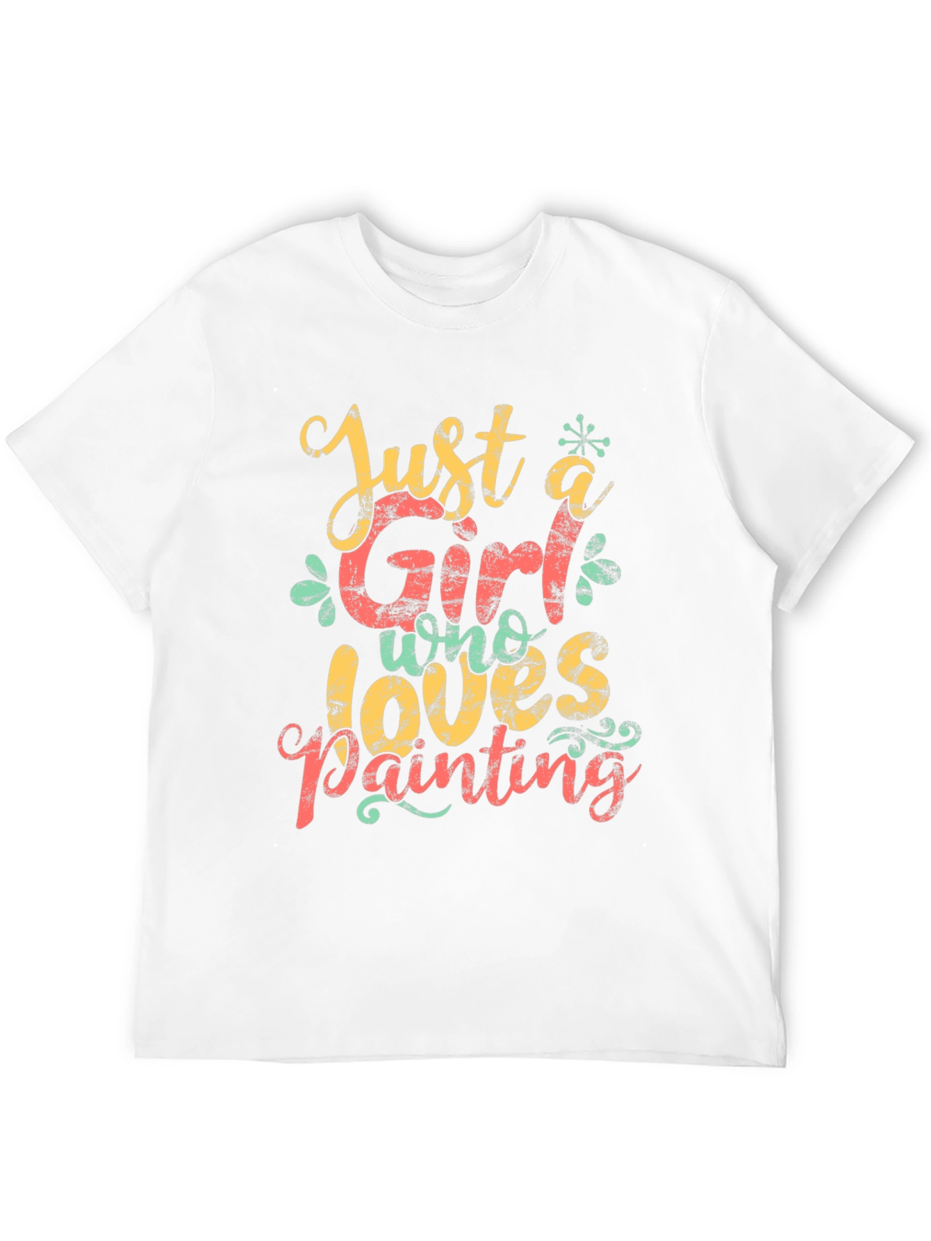 Just A Girl Who Loves Painting T-Shirt