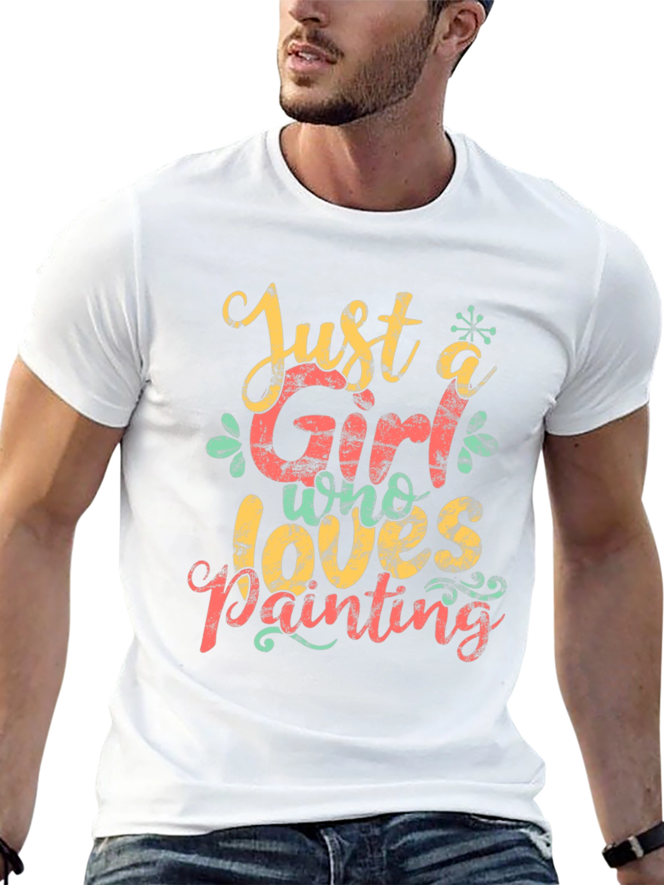 Just A Girl Who Loves Painting T-Shirt