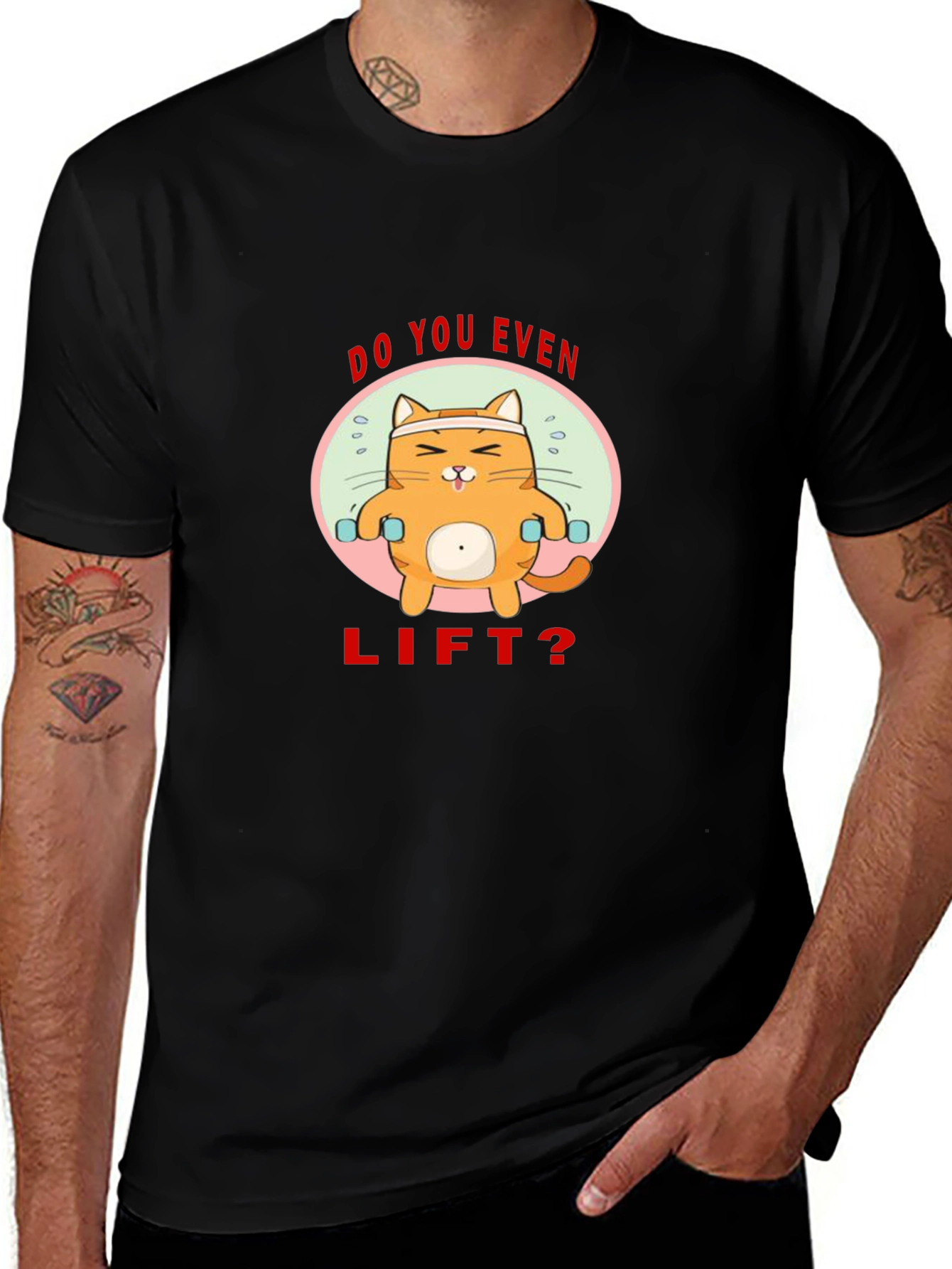Do You Even Lift? Cat T-Shirt