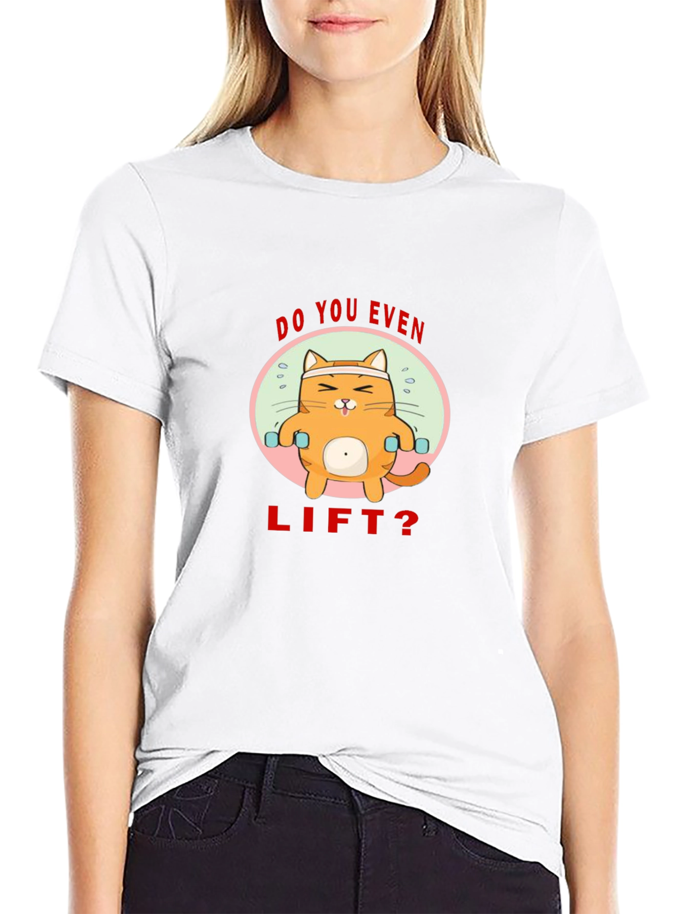 Do You Even Lift? Cat T-Shirt