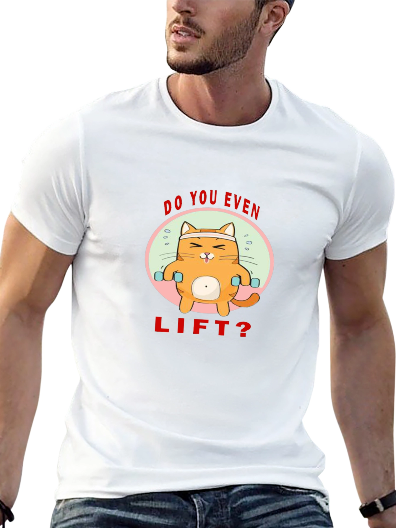 Do You Even Lift? Cat T-Shirt