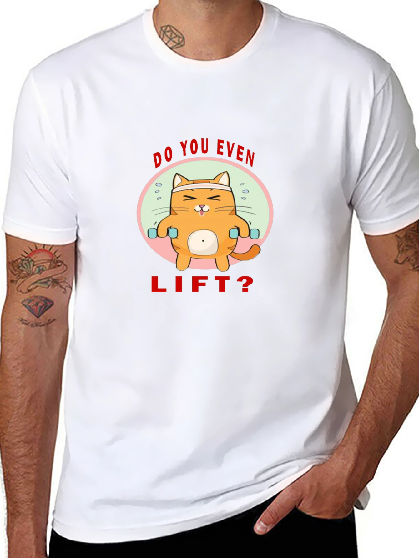Do You Even Lift? Cat T-Shirt