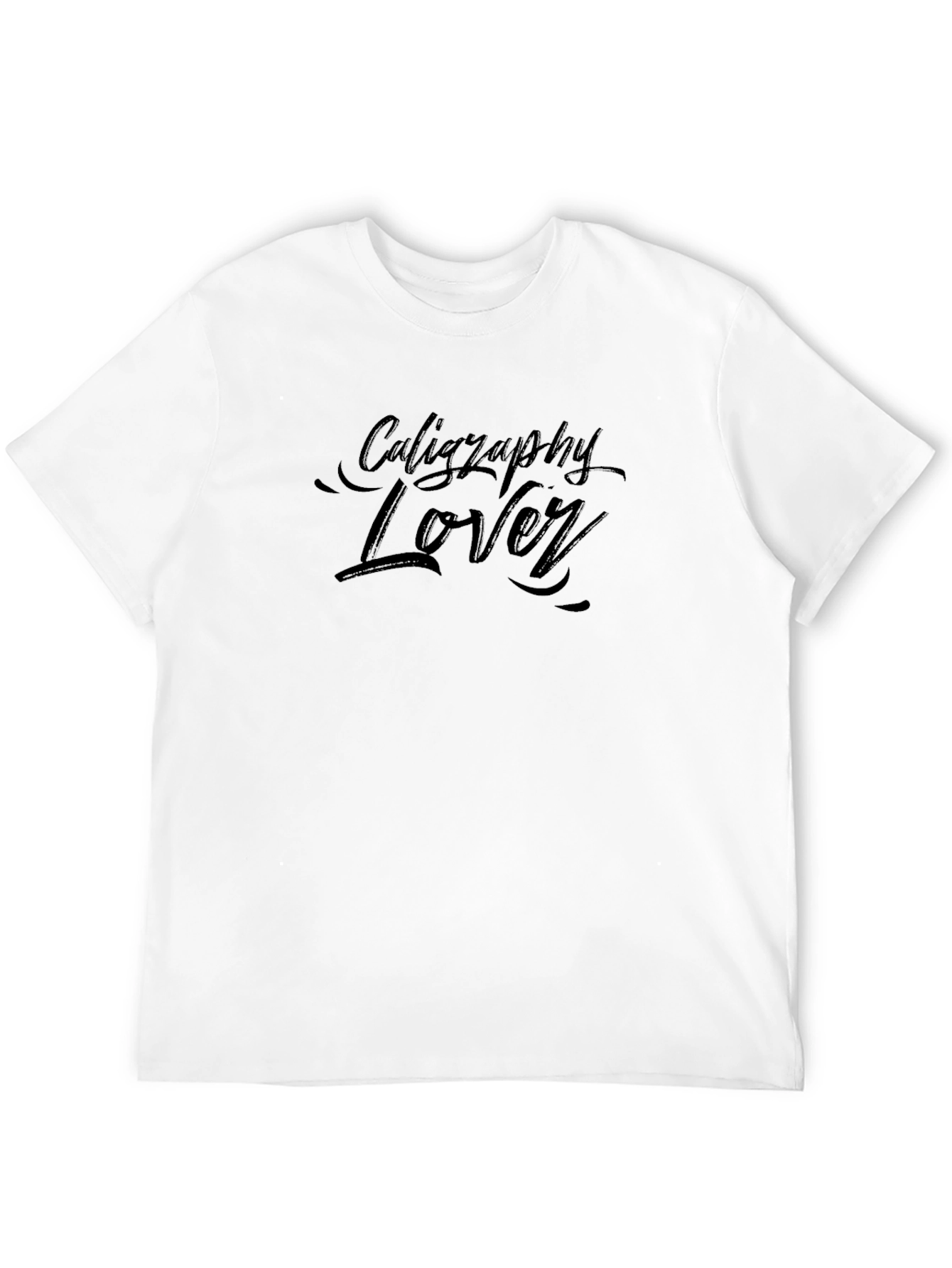 Calligraphy Lover Black T-Shirt
