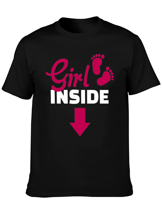 Girl Inside Arrow Graphic Maternity T-Shirt