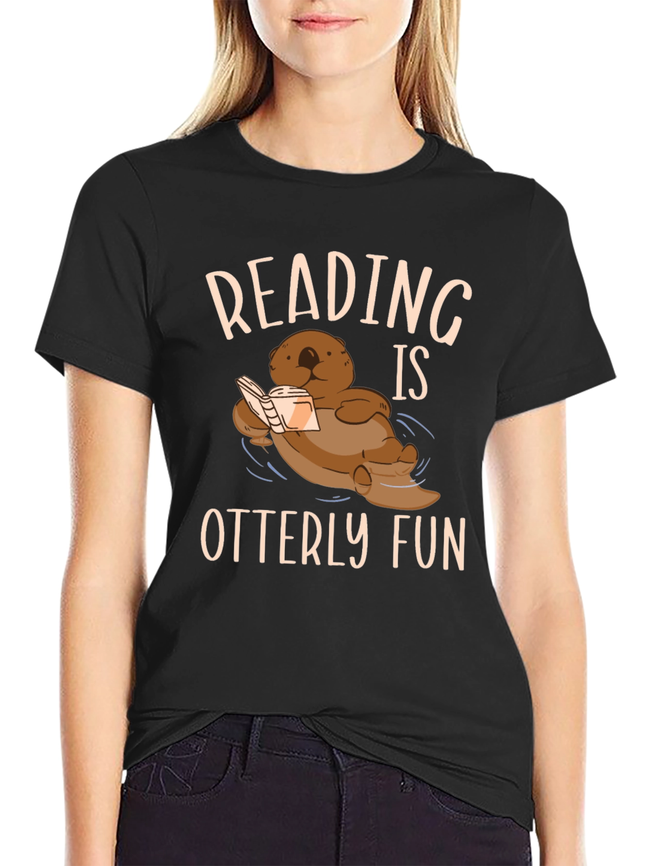 Reading Otter T-Shirt - Otterly Fun!