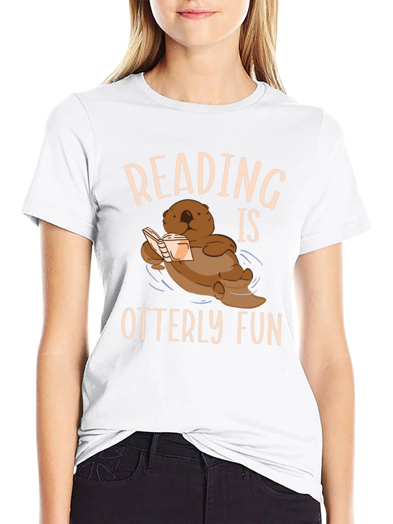 Reading Otter T-Shirt - Otterly Fun!