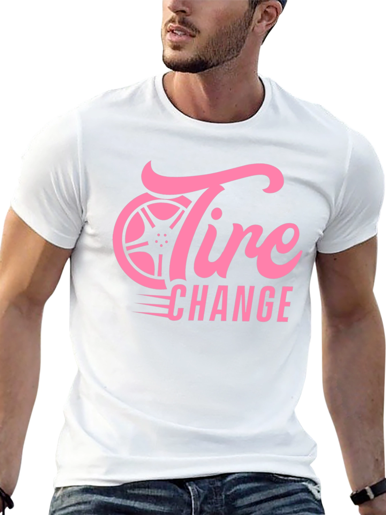 Tire Change Graphic Tee - Black
