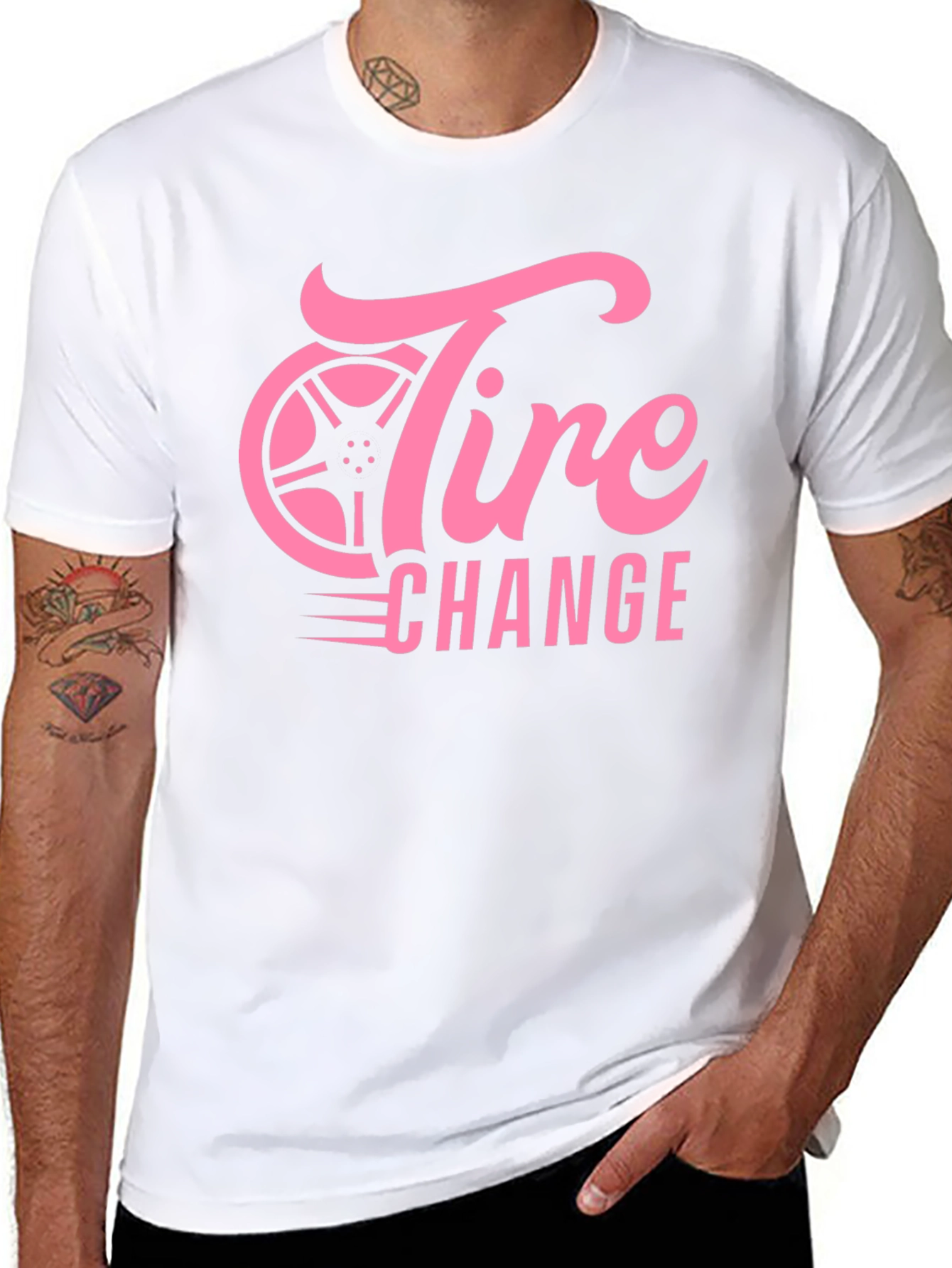 Tire Change Graphic Tee - Black