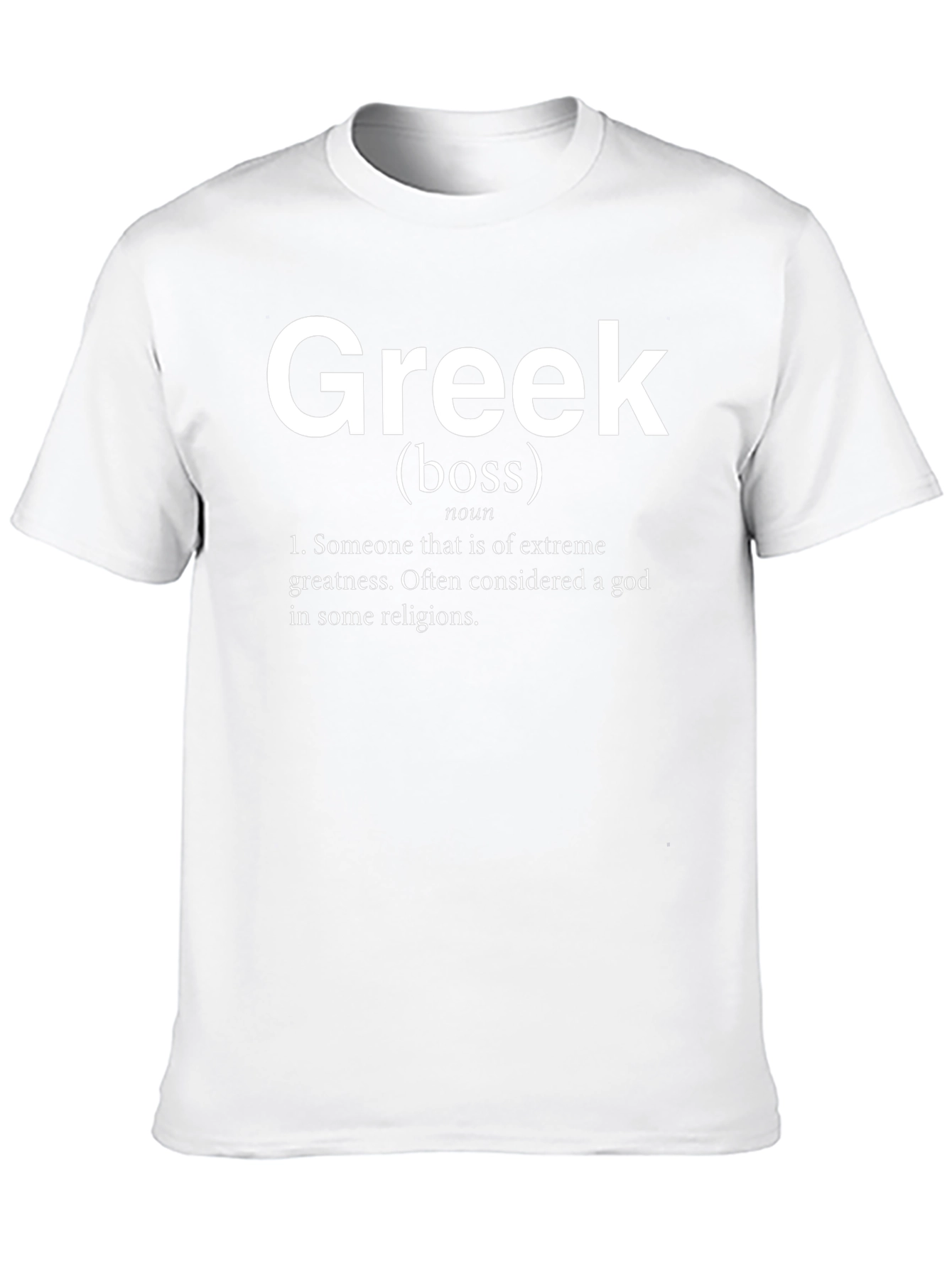 Greek Boss T-Shirt - Definition Tee