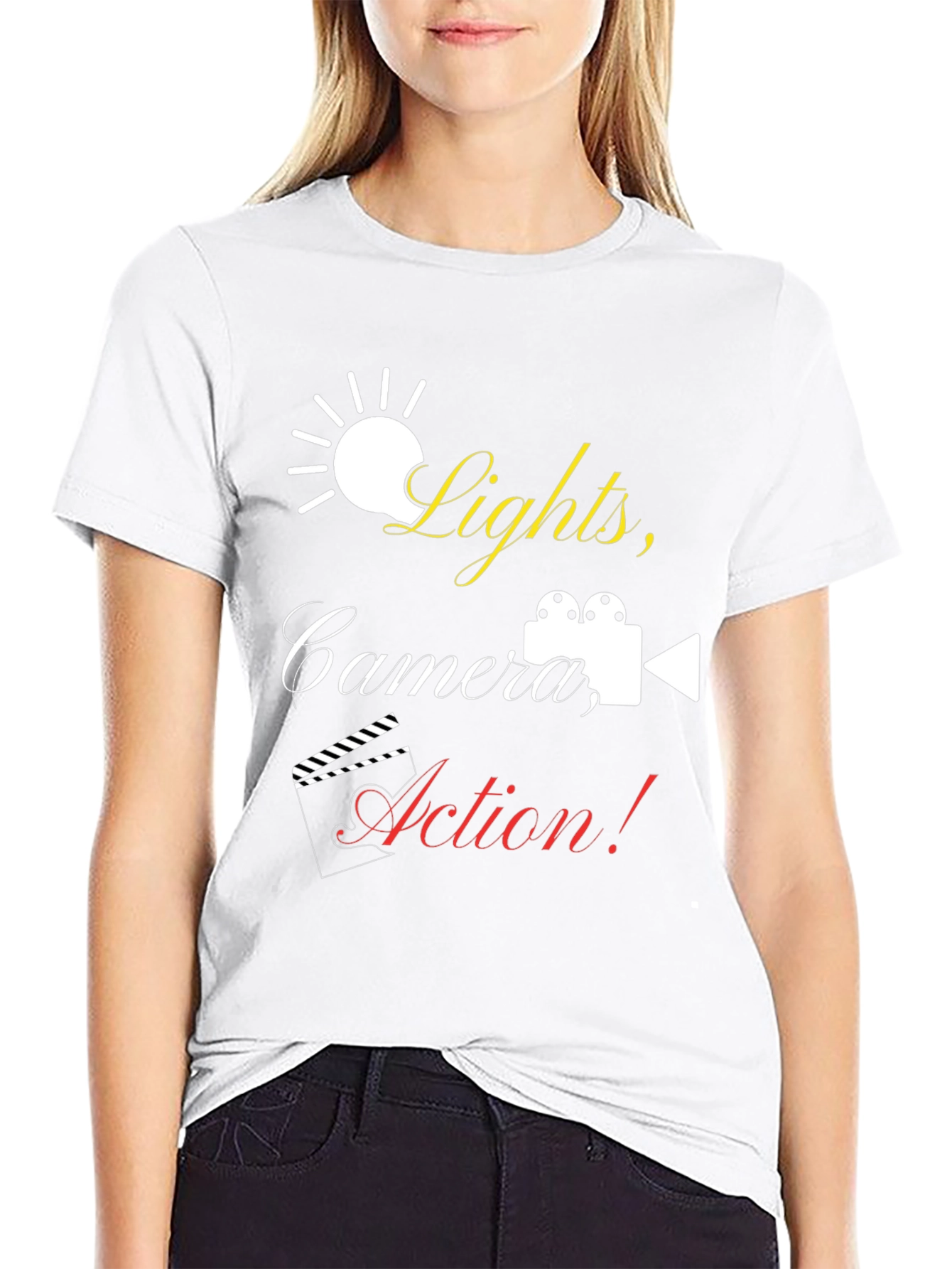 Lights Camera Action Graphic Tee