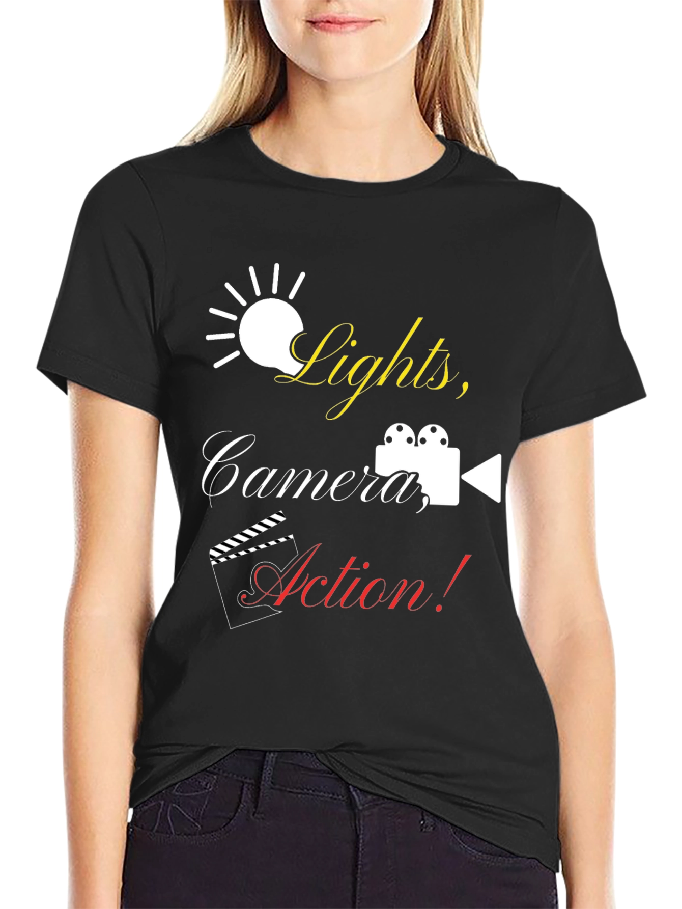 Lights Camera Action Graphic Tee