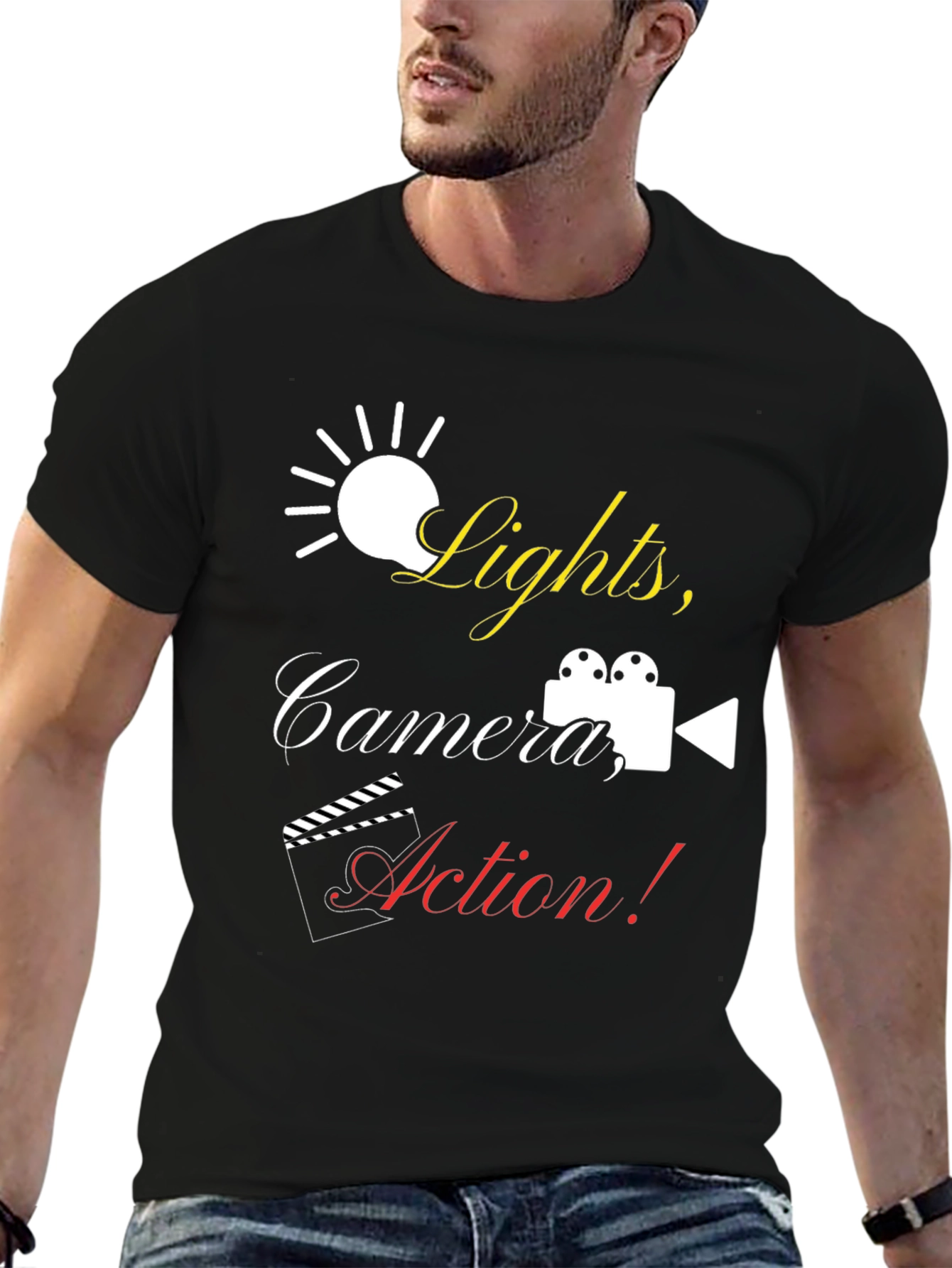 Lights Camera Action Graphic Tee