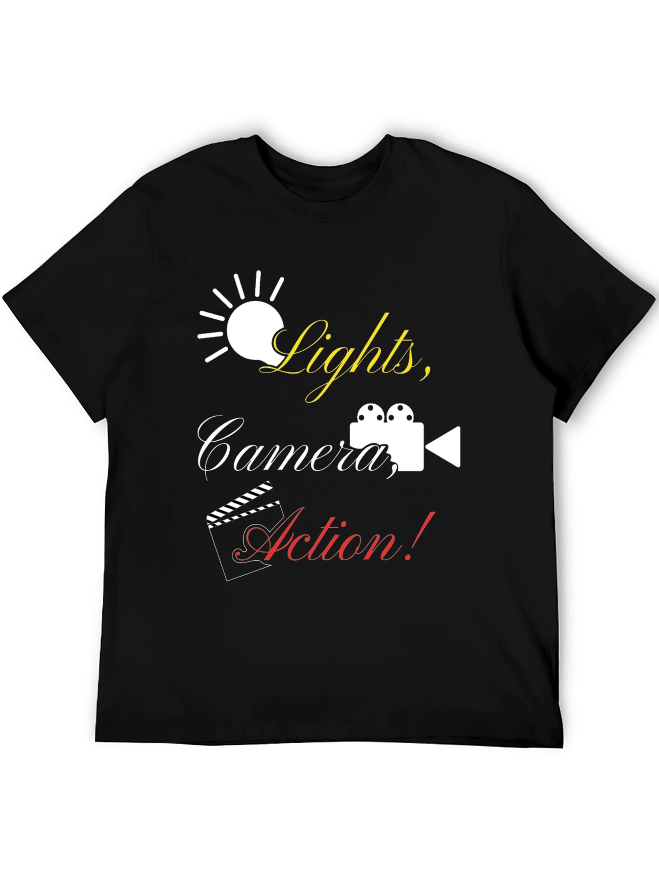Lights Camera Action Graphic Tee